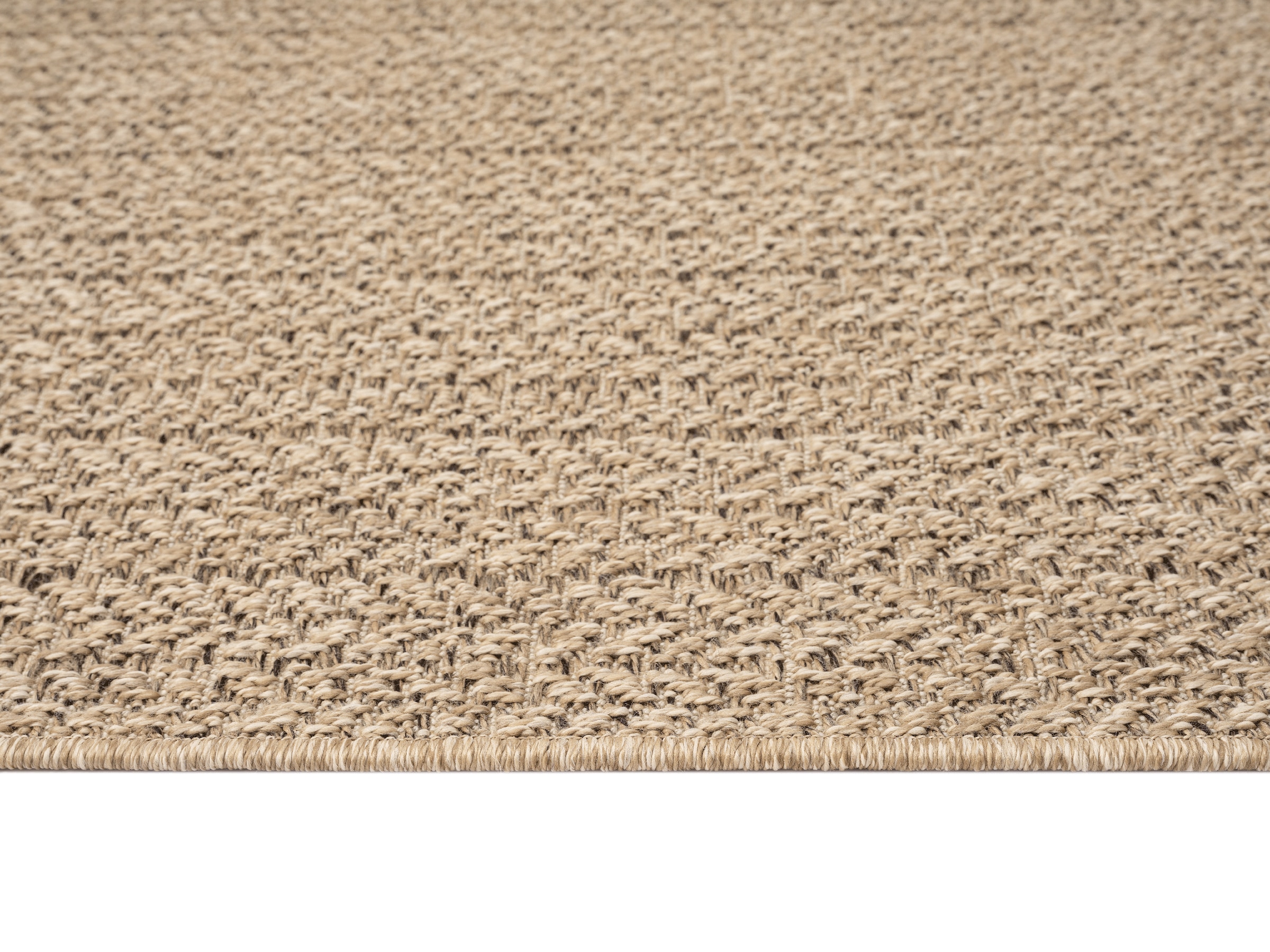 merinos Teppich »Kenzy 2«, 1 mm Höhe, robuster In- und Outdoor Teppich im natürlichen Jute-Look, wetterfest