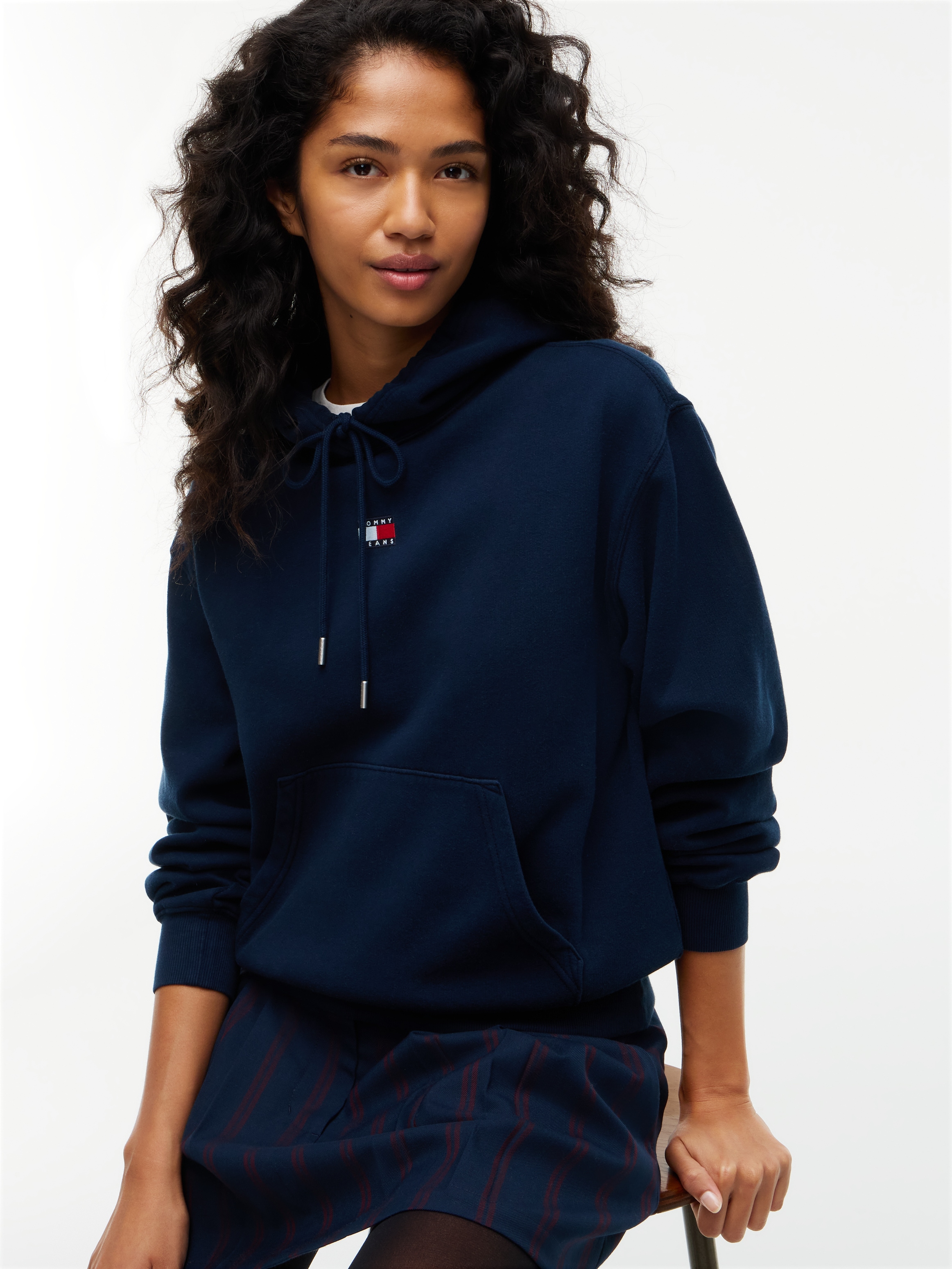 Tommy Jeans Kapuzensweatshirt »TJW BADGE HOODIE EXT«, Baumwollmischung
