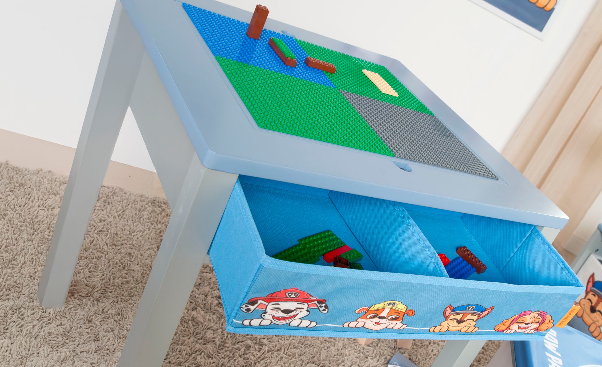 roba® Kindersitzgruppe »Paw Patrol«, (Set), mit Tisch und Sitzhocker
