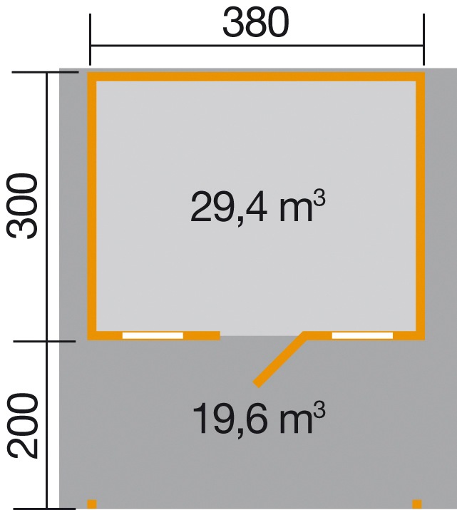weka Gartenhaus »138 A Gr.1«