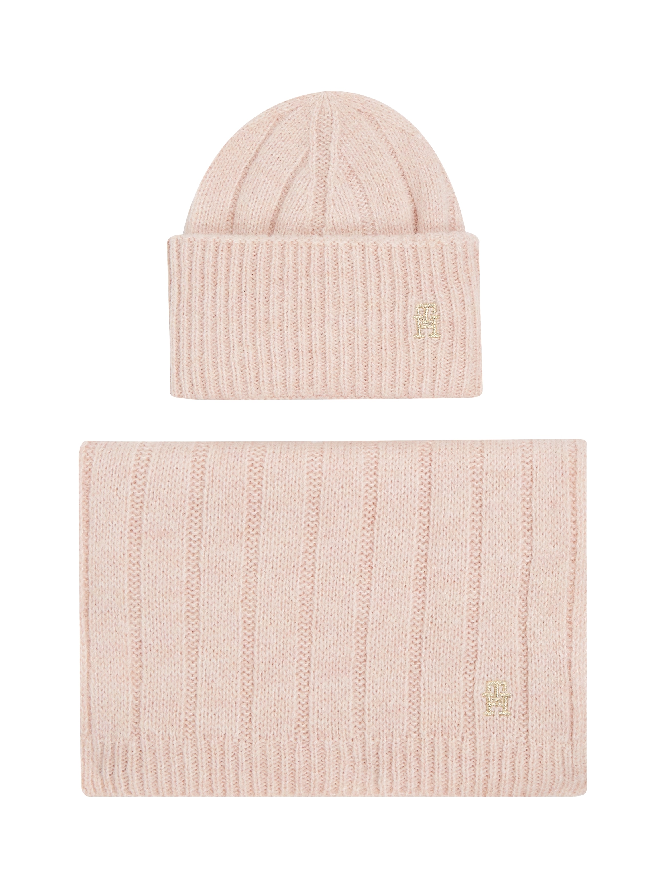 Tommy Hilfiger Strickschal »GP TH TIMELESS BEANIE + SCARF«, (Set, Mütze und  Schal), Geschenkset online bei OTTO | Strickschals