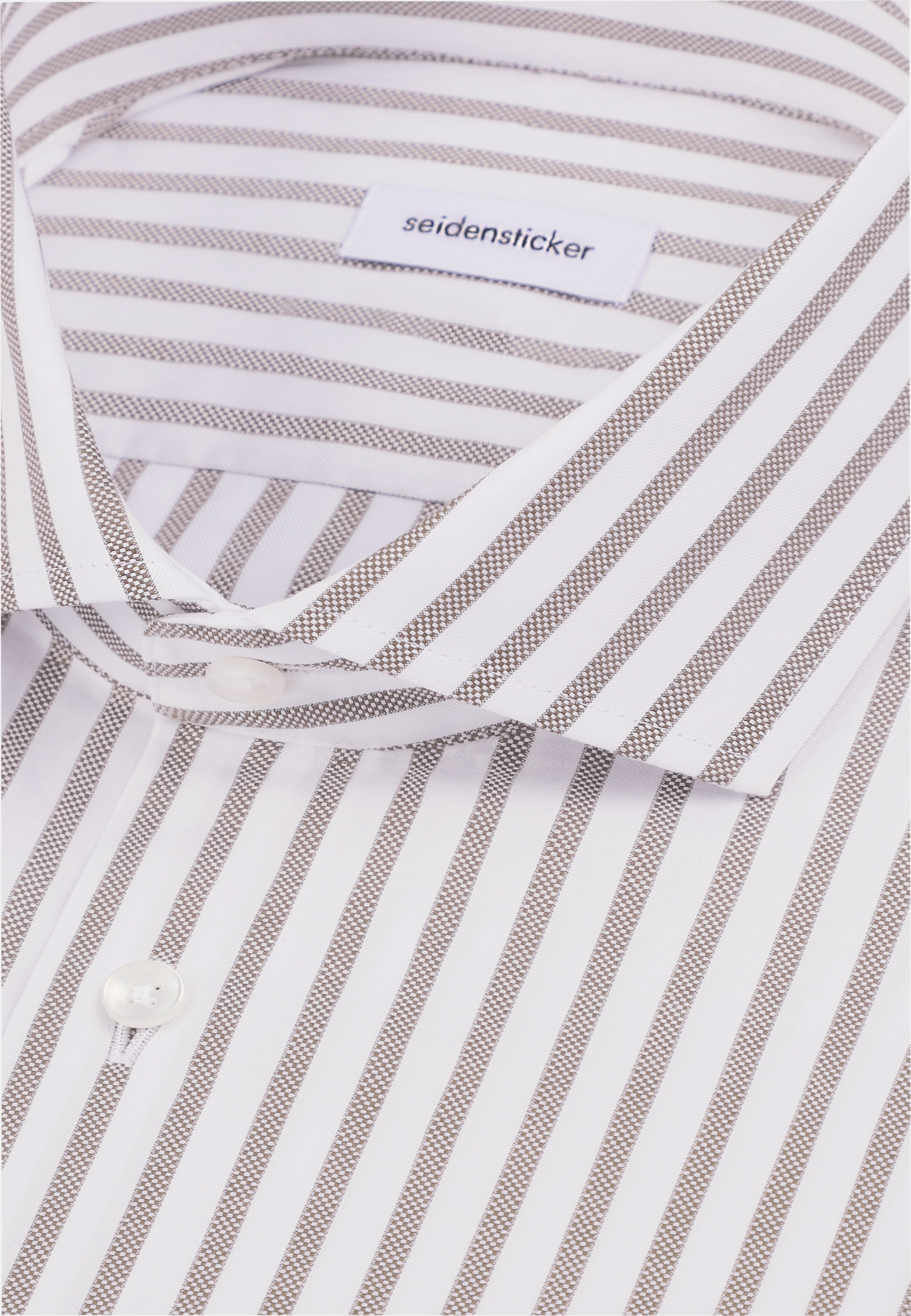 seidensticker Businesshemd »Schwarze Rose« Regular 1/1 Kentkragen Gestreift