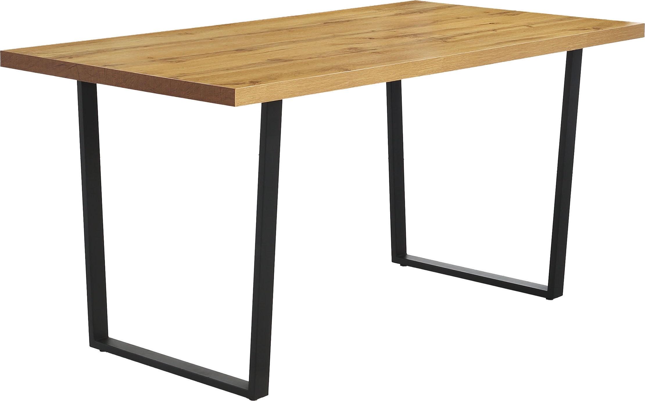 Jockenhöfer Gruppe Esstisch »Leipzig« stilvolle Wildeiche-Optik, melaminbeschichtet, 160x80 cm