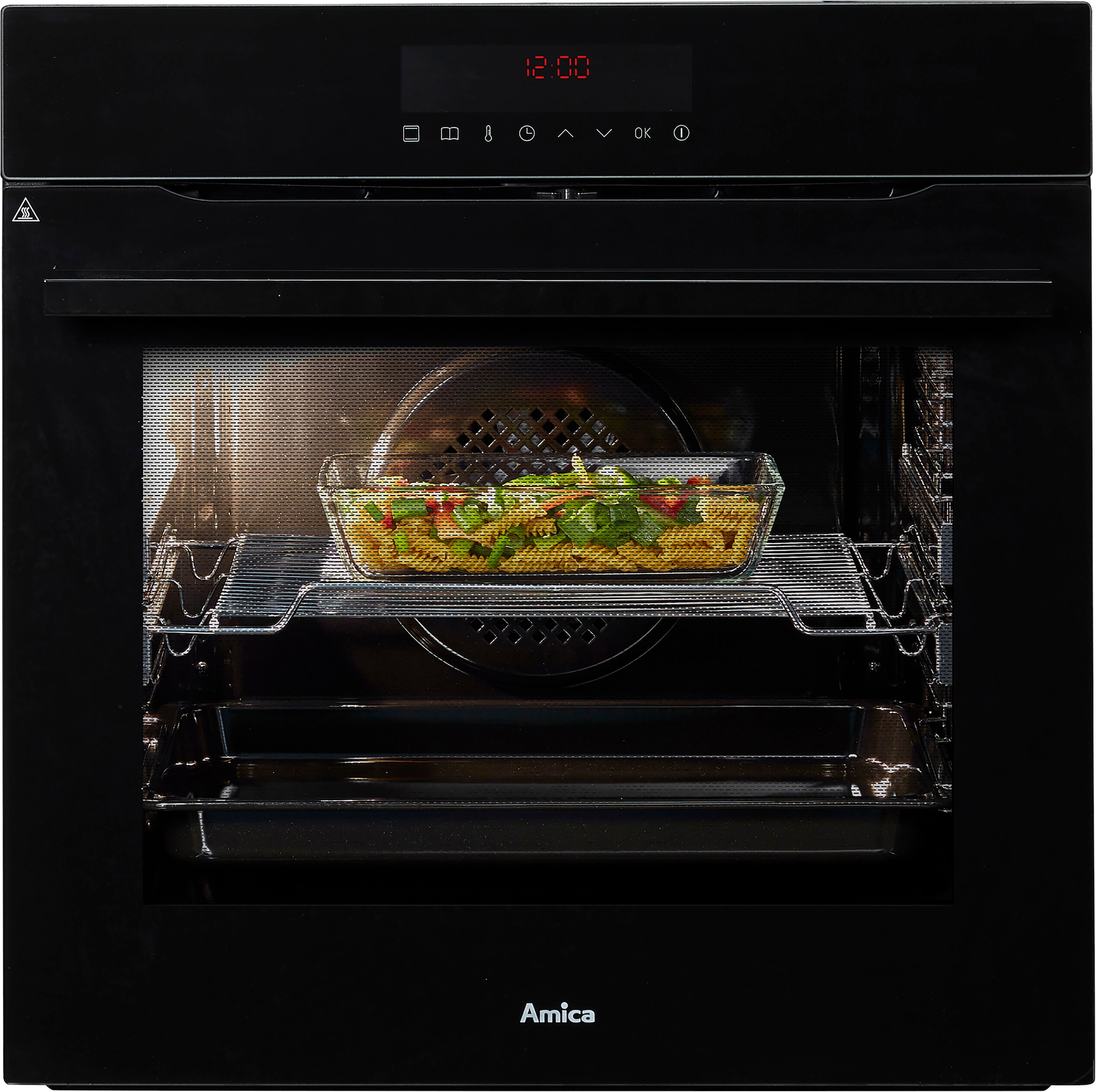 Amica Pyrolyse Backofen  »EBPX 946 610 S«, mit 2-fach-Teleskopauszug, Pyrolyse-Selbstreinigung, XXL-Garraum