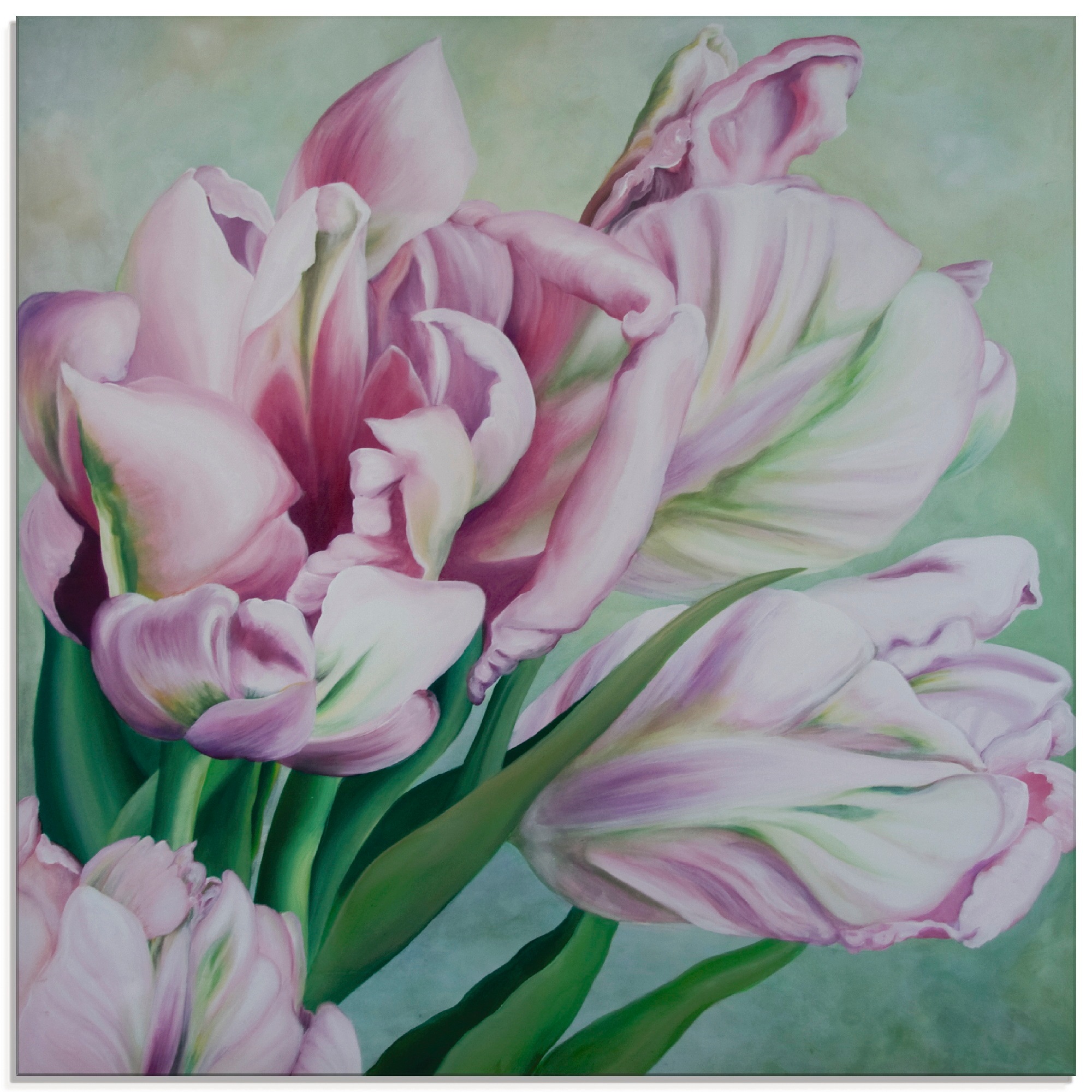 Artland Glasbild »Tulpen«, Blumen, (1 St.)