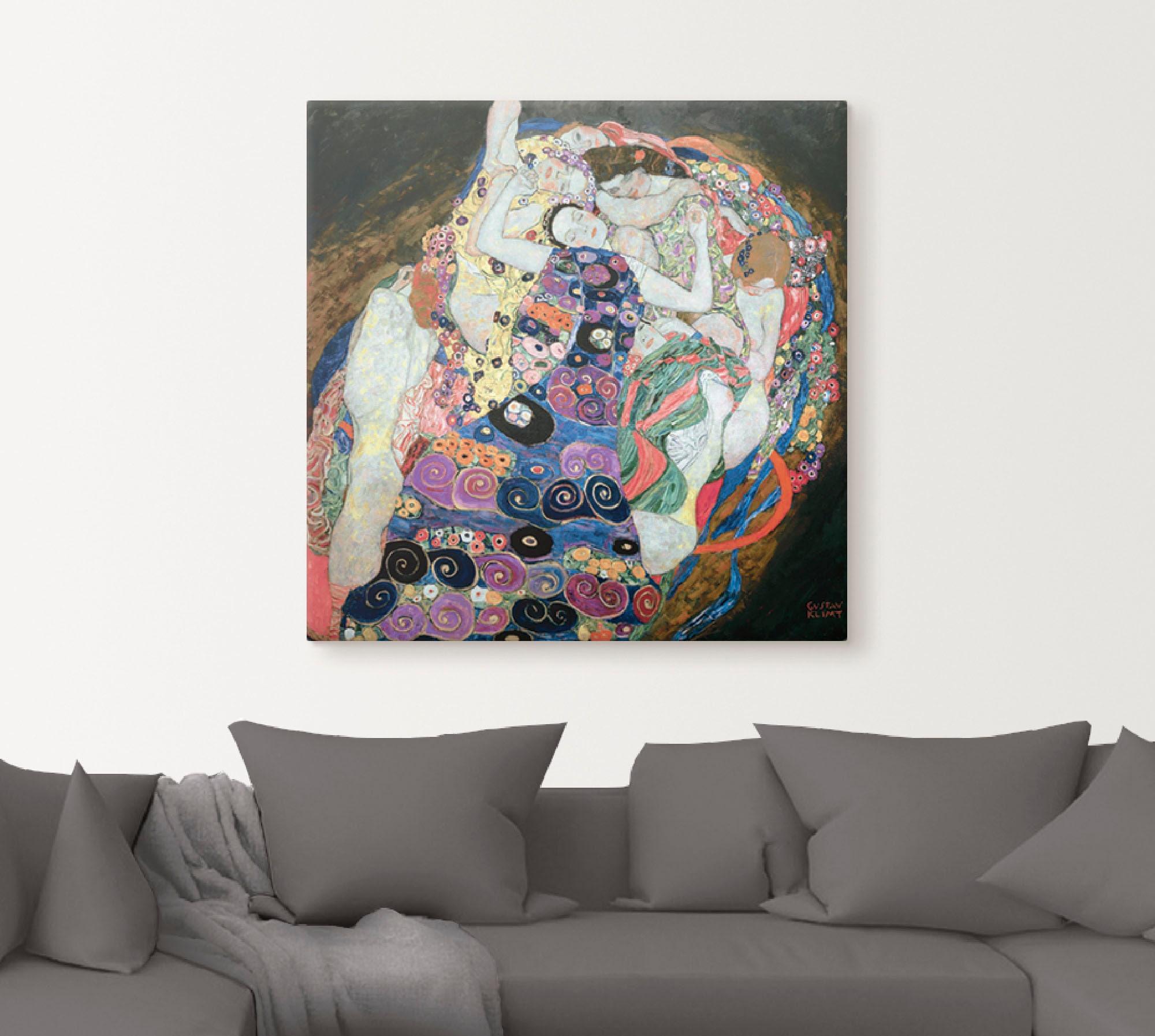 Artland Wandbild »Die Mädchen (Die Jungfrau)«, Frau, (1 St.), als Leinwandbild, Wandaufkleber in verschied. Größen