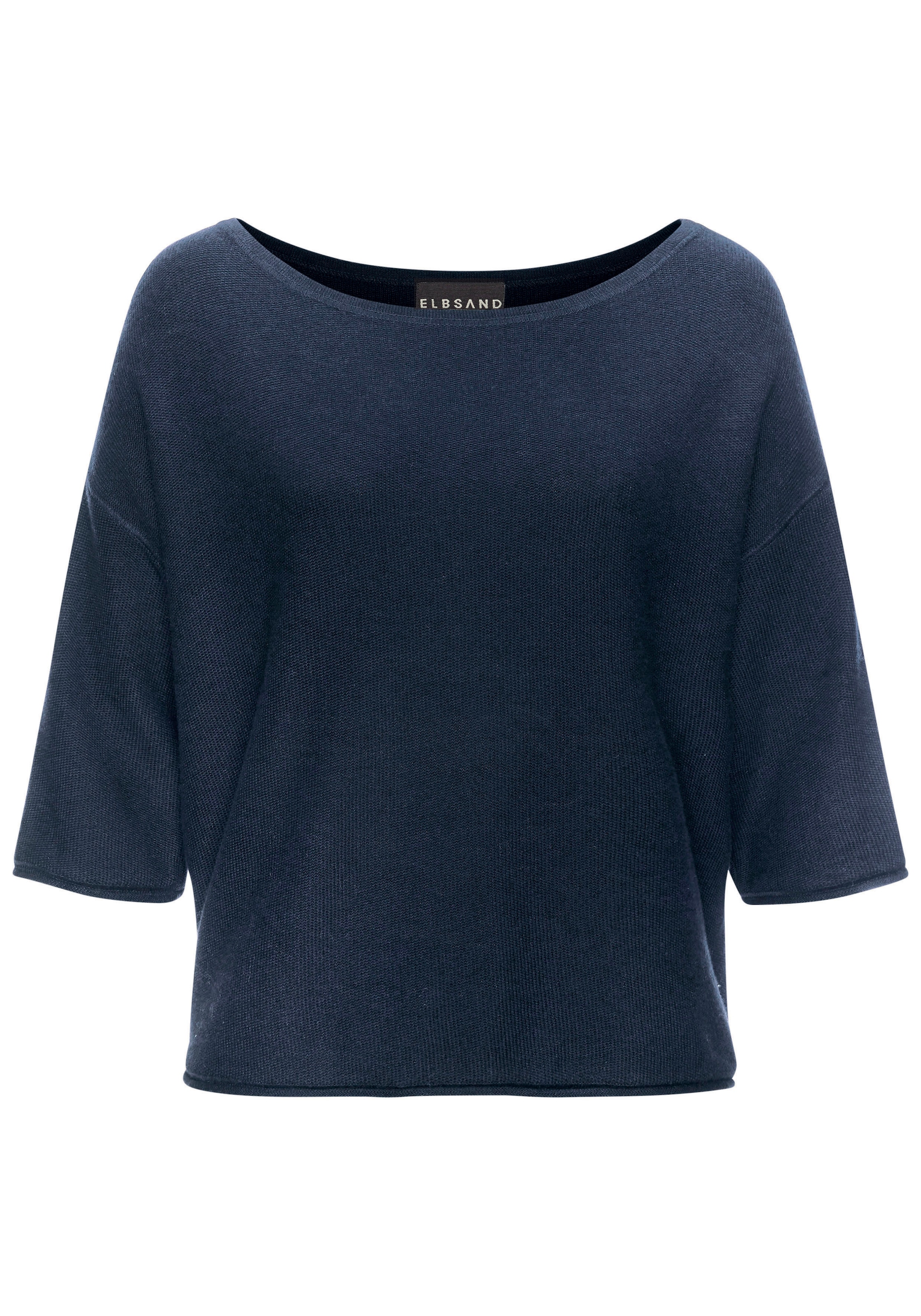 Elbsand 3/4-Arm-Shirt mit U-Boot Ausschnitt, Loungewear