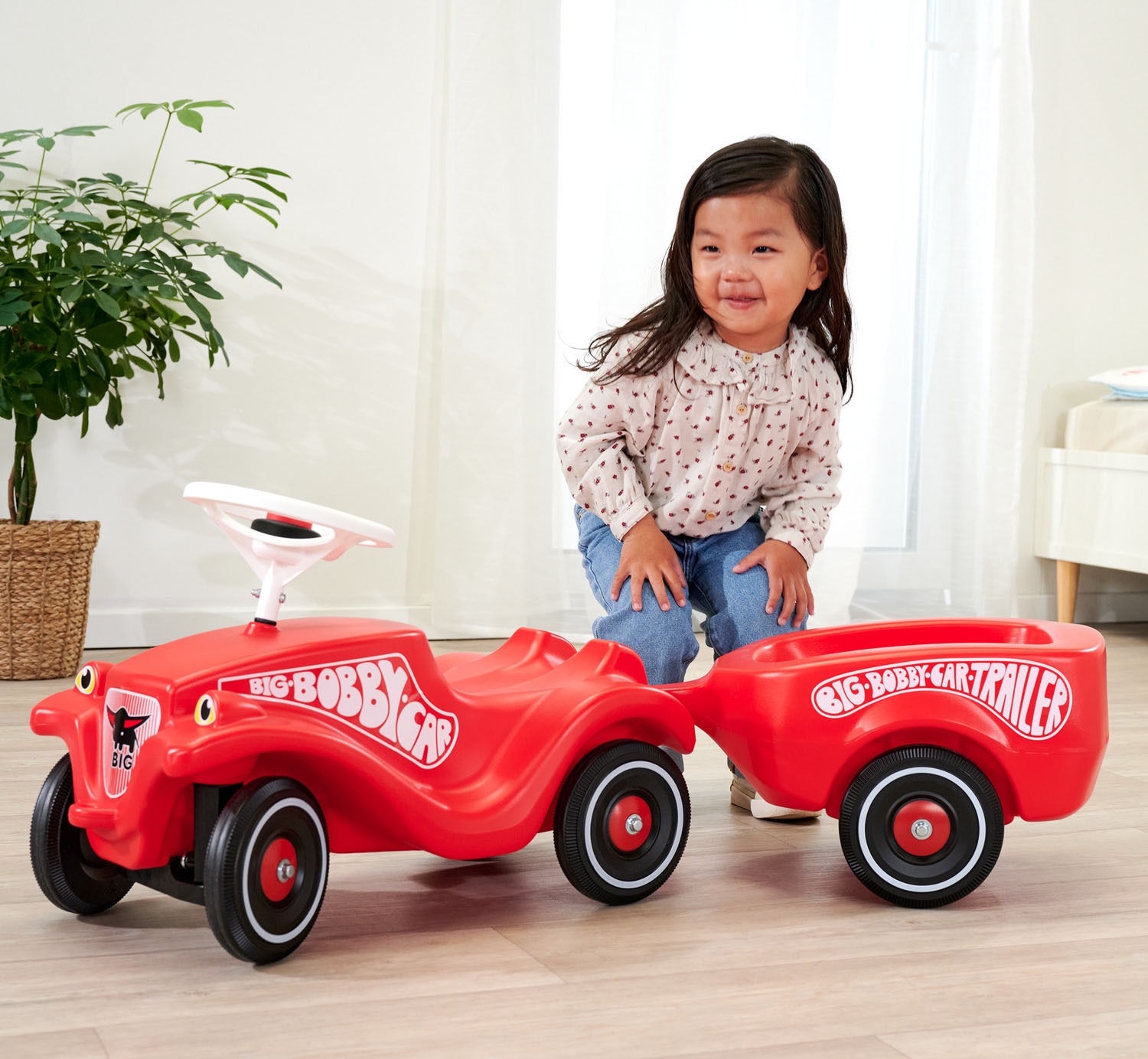 BIG Kinderfahrzeug-Anhänger »BIG Bobby-Car-Trailer« Made in Germany