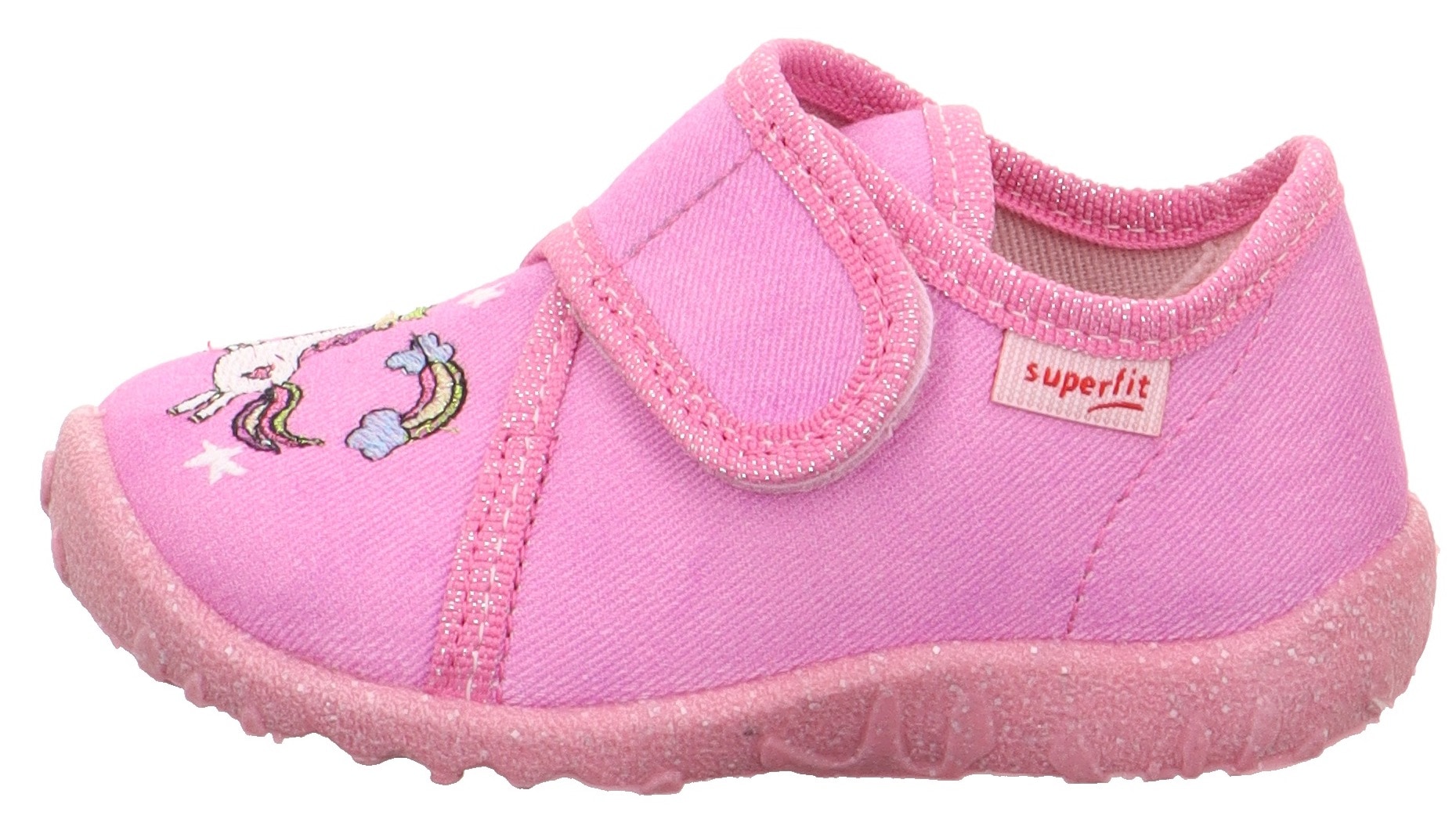 Superfit Hausschuh »SPOTTY WMS: Mittel«, Babyschuh, Klettschuh, Kindergarten Schuh mit Klettverschluss