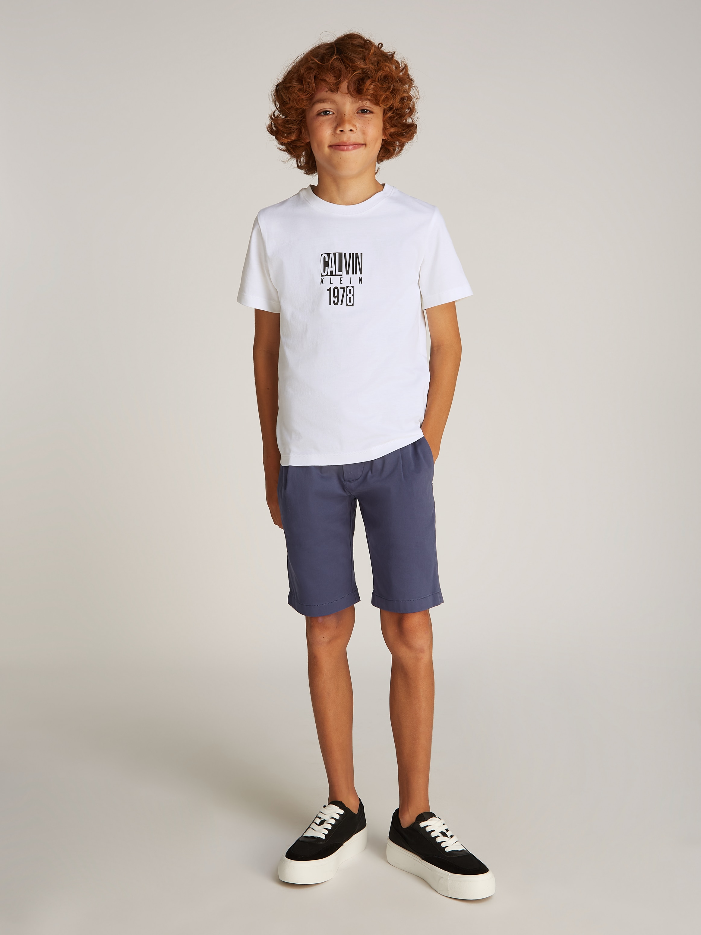 Calvin Klein Jeans T-Shirt »GOOD LEVEL REGULAR SS T-SHIRT«, mit Logodruck