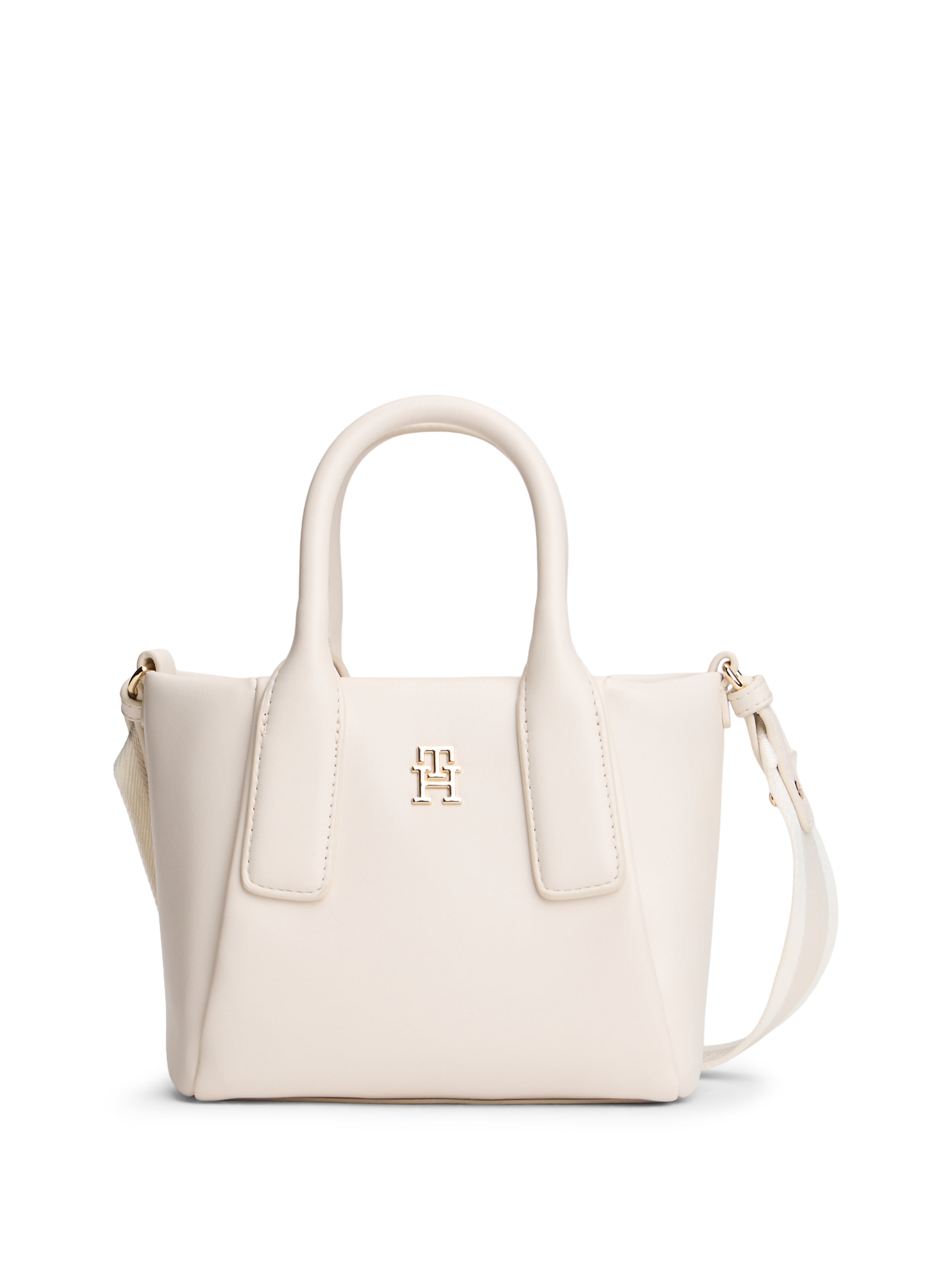 Tommy Hilfiger Tragetasche »TH ESSENTIAL MINI TOTE« Damen Handtasche, Umhängetasche, Schultertasche mit edlem TH-Logo
