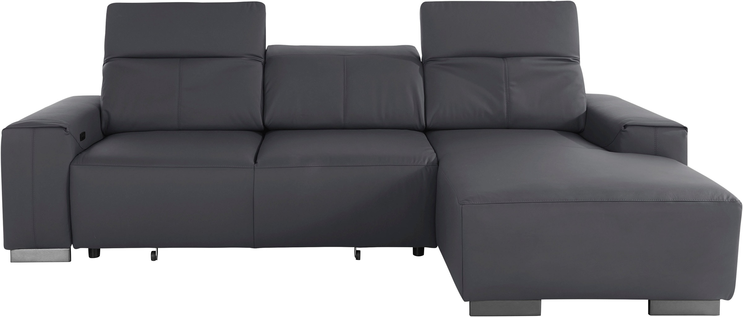 COTTA Sofa, mit Kofteilverstellung und elektrischer Sitztiefenverstellung