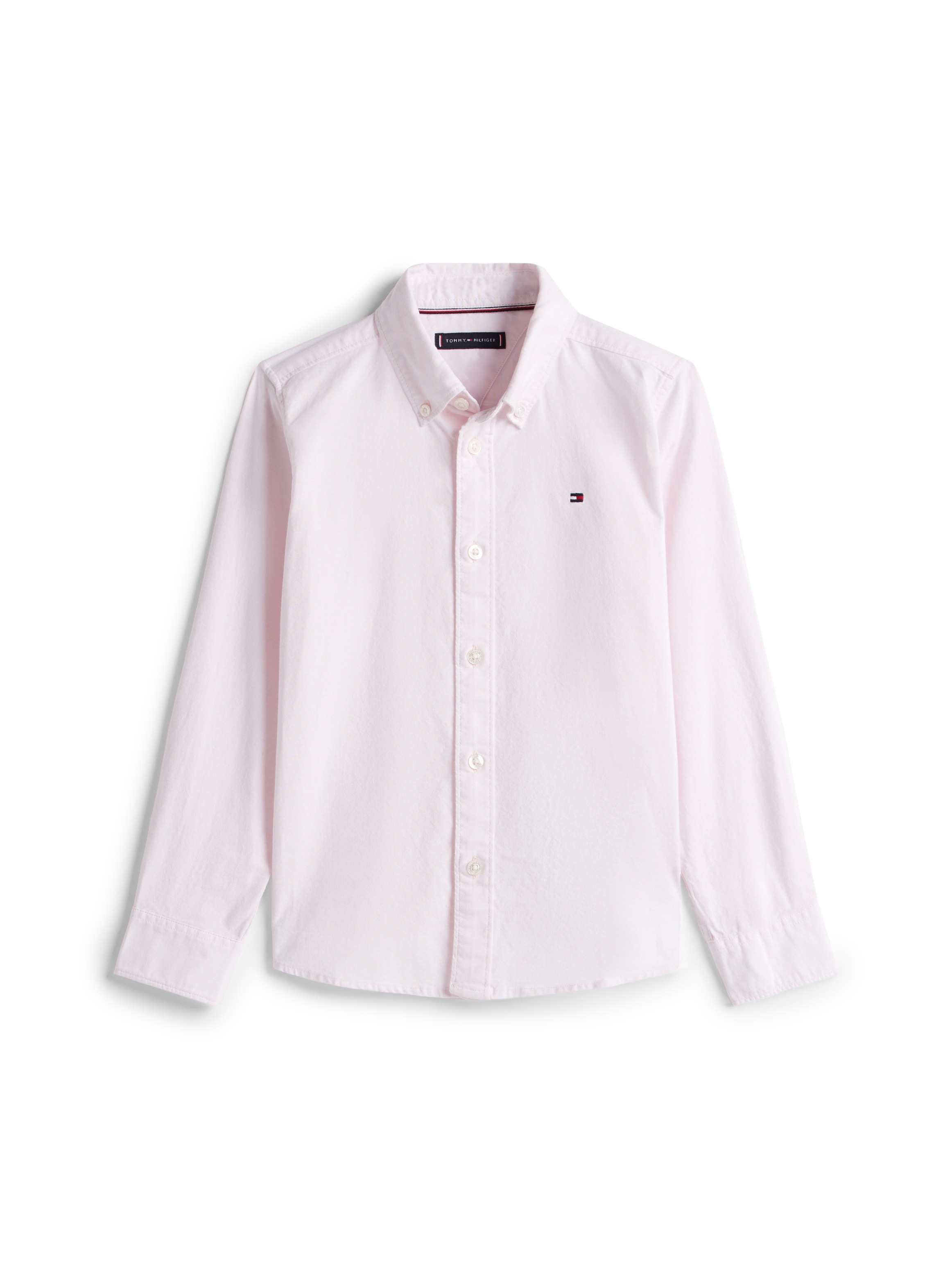 Tommy Hilfiger Langarmhemd »FLAG OXFORD SHIRT LS«, mit Logostickerei