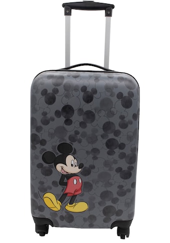 Hartschalen-Trolley »Mickey Mouse, 56 cm«, 4 Rollen, mit TSA-Zahlenschloss