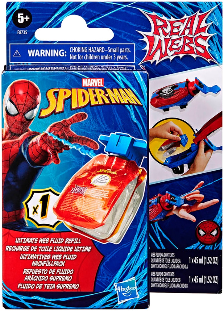 Hasbro Blaster »Marvel Spider-Man Real Webs Fluid Nachfüllpack«