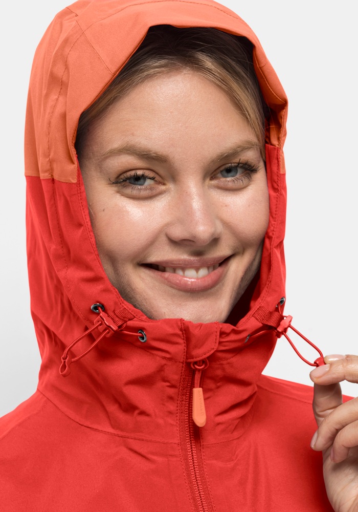 Jack Wolfskin Outdoorjacke »WEILTAL 2L JKT W«, mit Kapuze