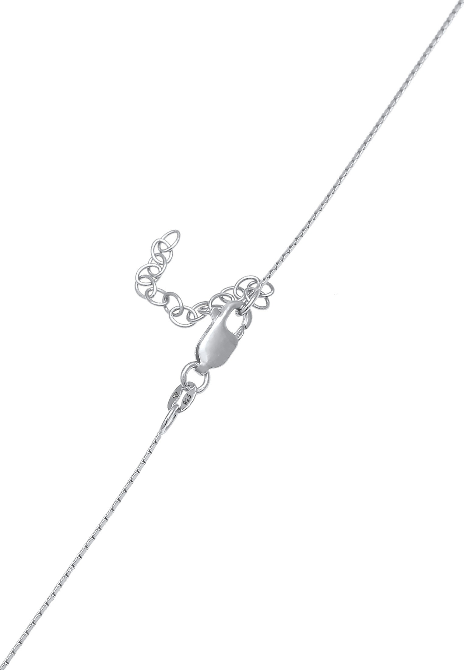 Elli Choker »Halskette Choker Venezia Kette Vierkant Basic 925 Silber«
