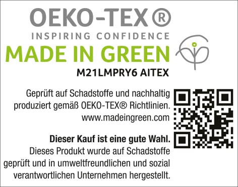 OTTO products Bettwäsche »Check in Gr. 135x200, 155x220 oder 200x200 cm«, (3 tlg.), Bettwäsche aus Bio-Baumwolle, nachhaltige Bettwäsche im Karo-Design
