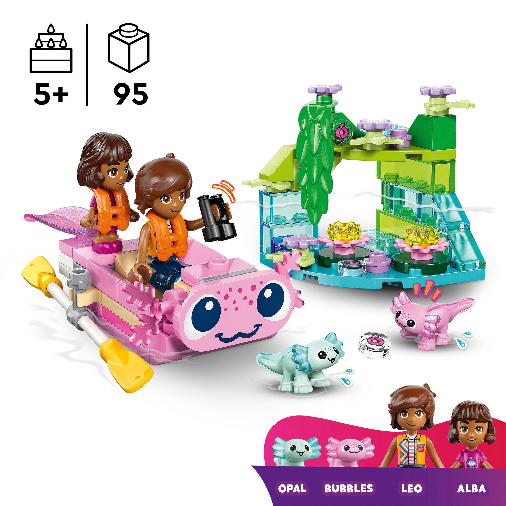 LEGO® Konstruktionsspielsteine »Axolotl-Abenteuerboot (42681), LEGO Friends« Made in Europe
