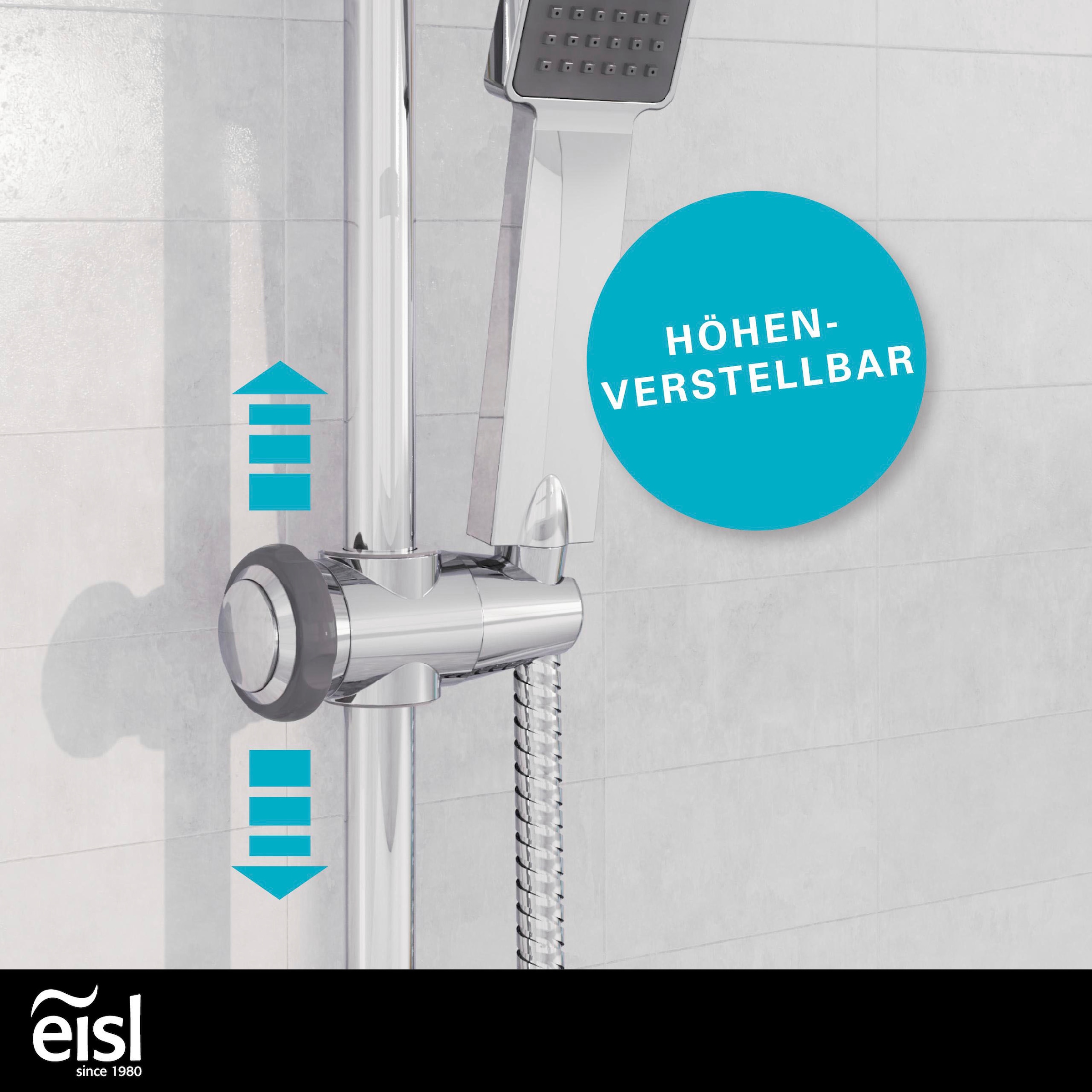 Schütte Brausegarnitur »EASY ENERGY«, höhenverstellbar, Antikalk, Edelstahl