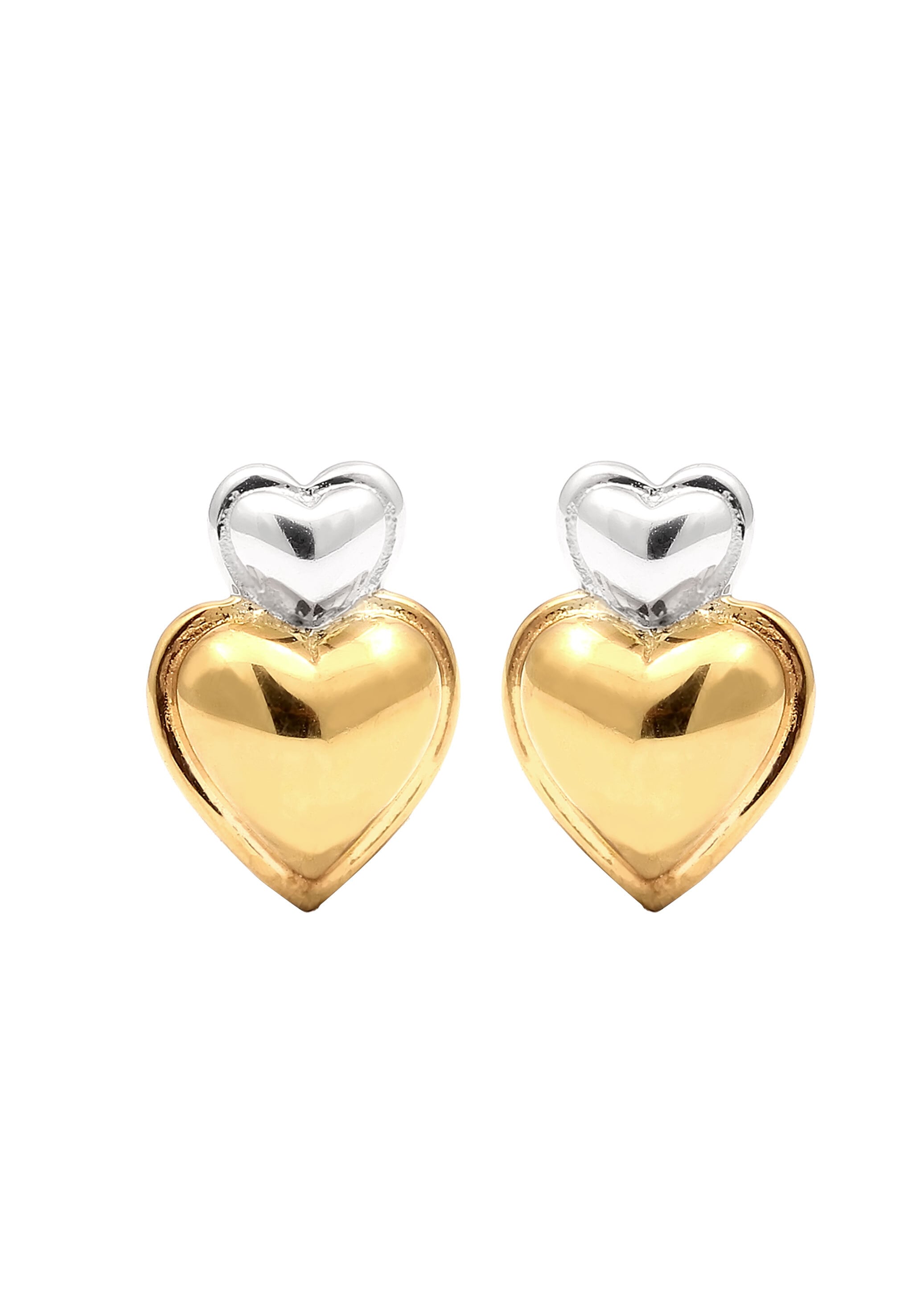 Elli Paar Ohrstecker »Ohrringe Ohrstecker Herz 925 Sterling Silber«