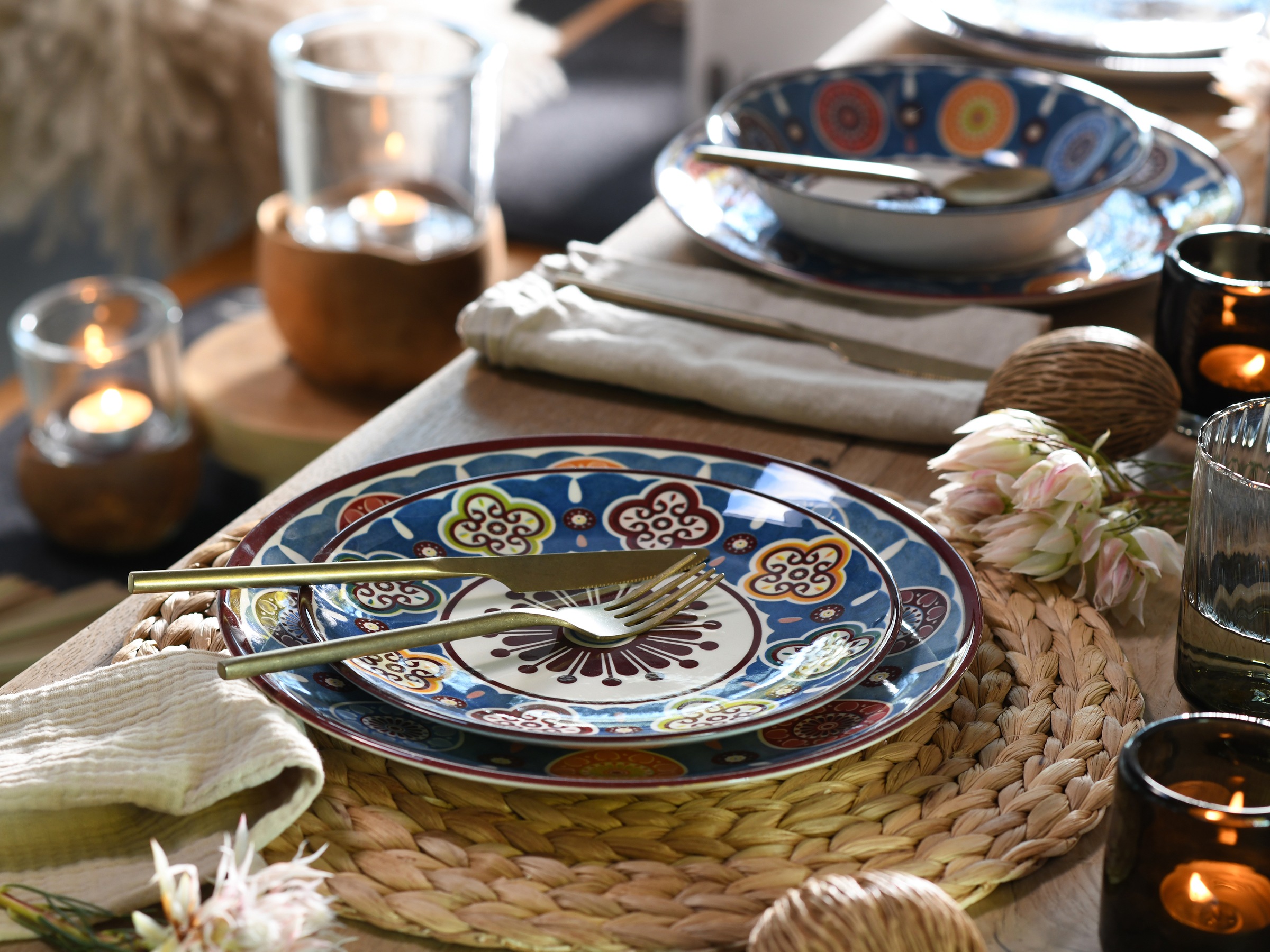 CreaTable Kombiservice »Sumaya, Kombi-Service 16-tlg« Mandala Motive