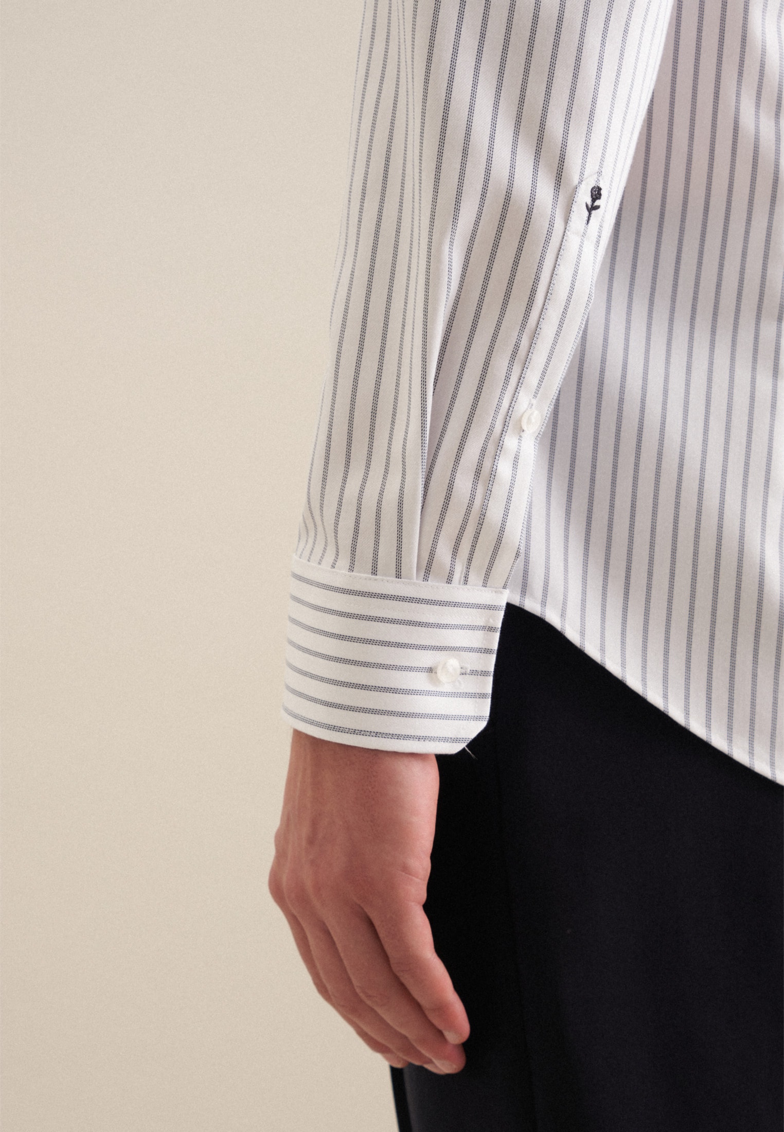 seidensticker Businesshemd »Slim«, Slim Langarm Kentkragen Streifen