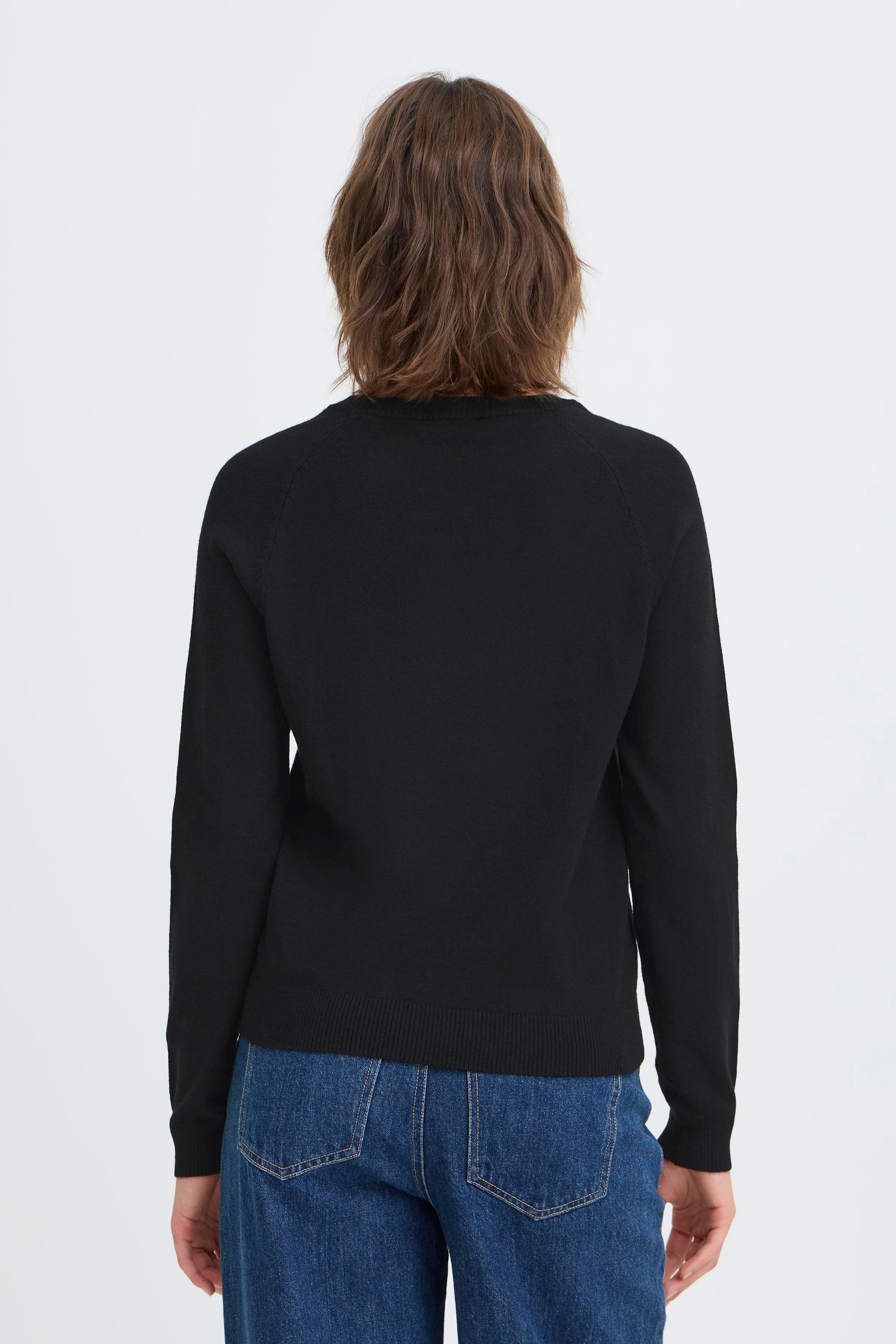 OXMO Strickfleece-Pullover »Strickpullover OXBMMNORA RAGLAN JUMPER«