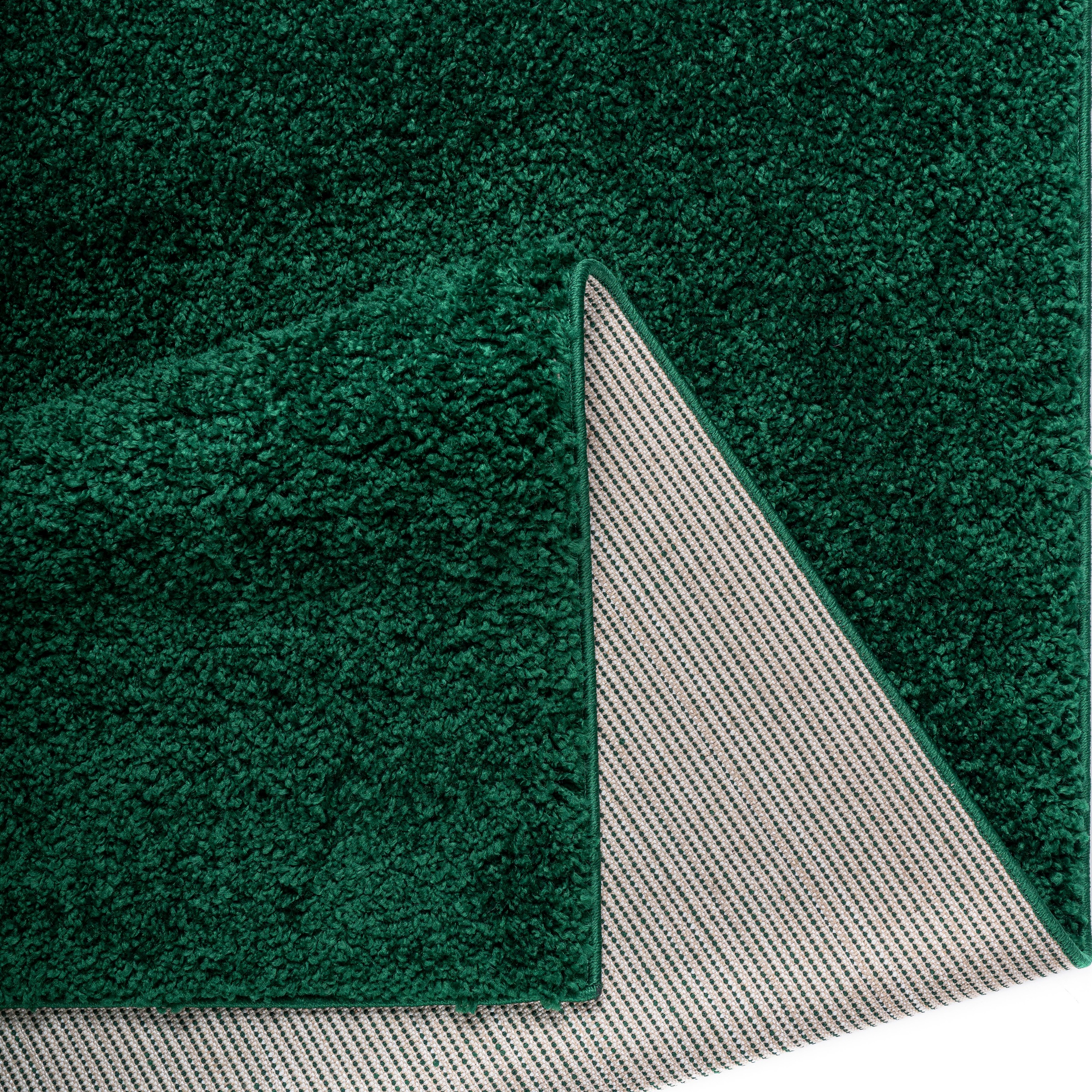 my home Läufer »Viva« rechteckig 45 mm Höhe Läufer, Brücke, Uni-Farben, einfarbig, besonders weich und kuschelig