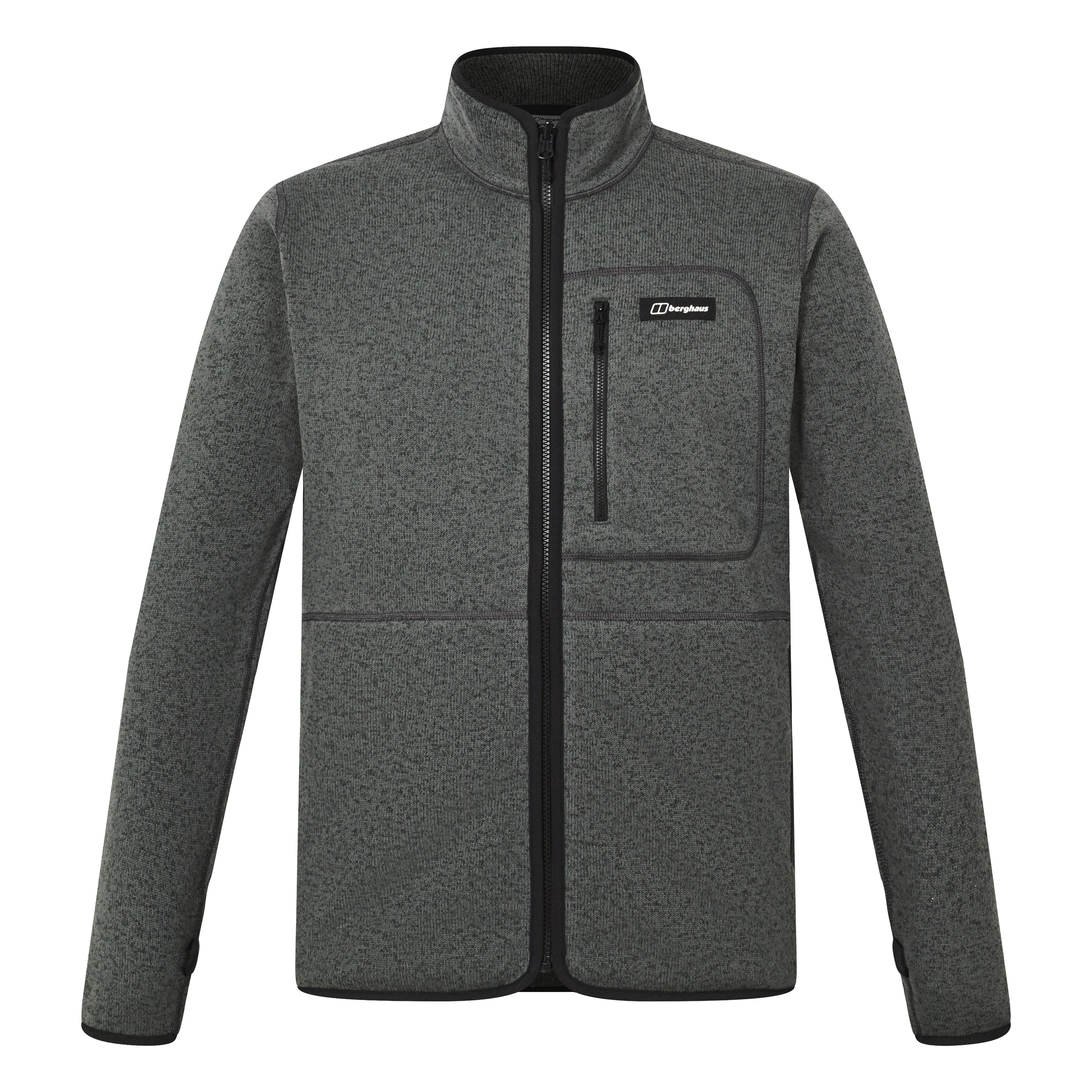 Berghaus Strickfleecejacke »ASTERBY IA JACKET« mit vier Taschen, pflegeleicht, wärmeisolierendes Fleece