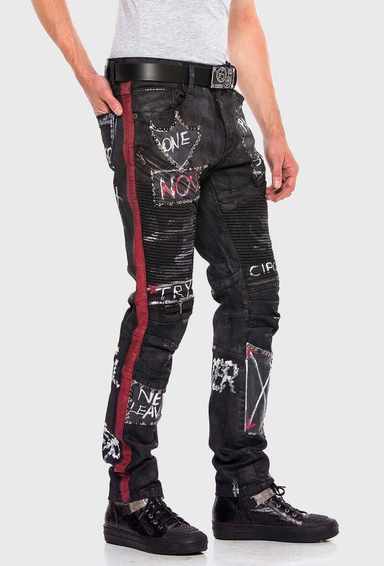 Cipo & Baxx 5-Pocket-Jeans »Cipo & Baxx Jeans« im trendigen Design