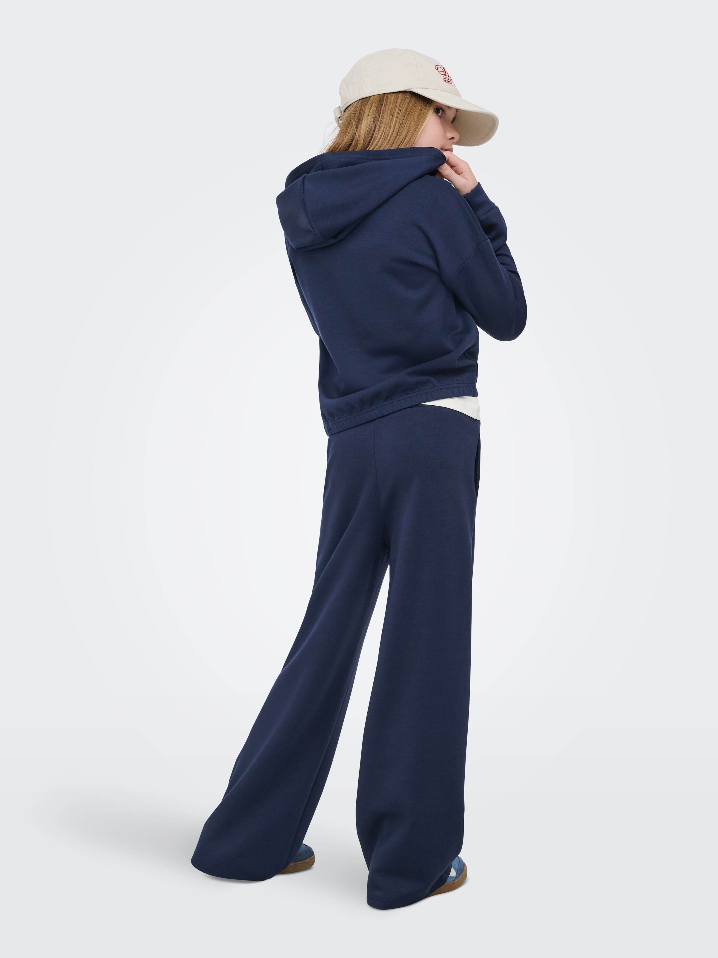KIDS ONLY Jerseyhose »KOGADA-NELLA HEART PANT FR JRS NOOS«  Materialmix, relaxed fit