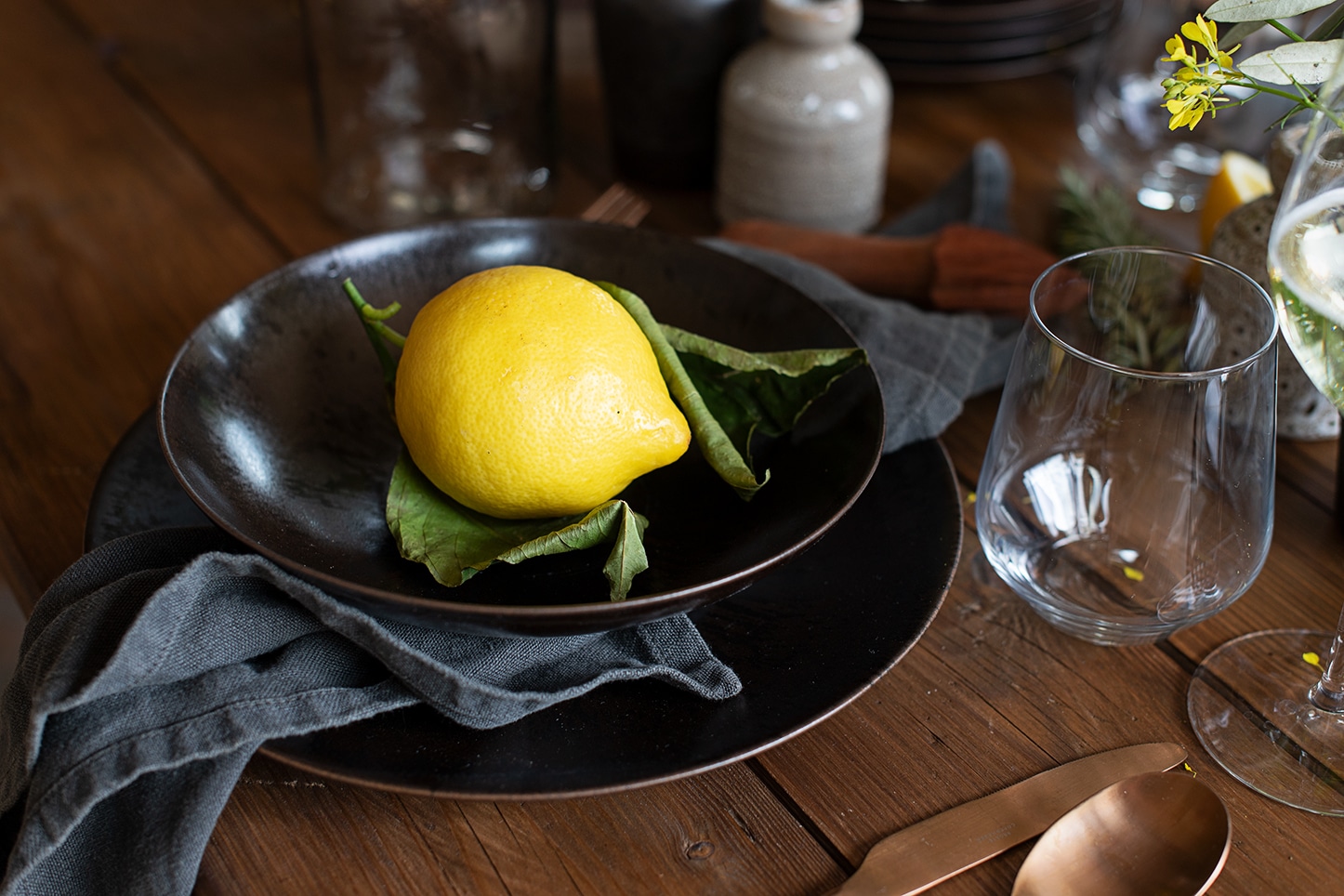 MÄSER Tafelservice »Metallic Bronze«