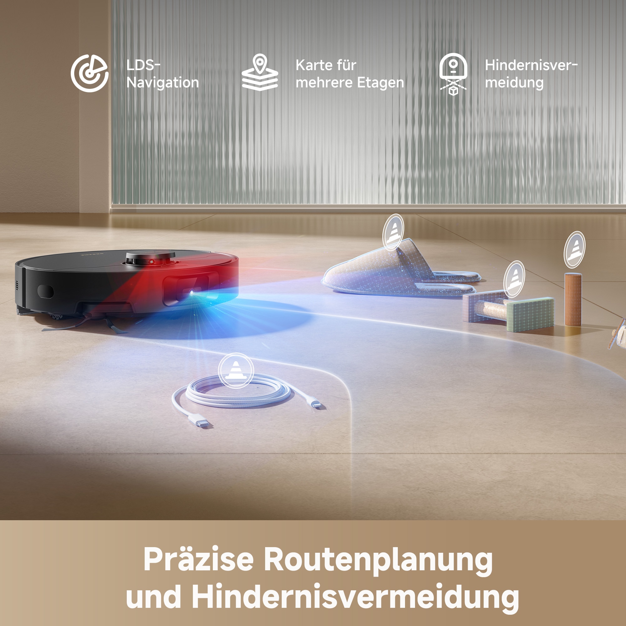 Dreame Saugroboter »mit Wischfunktion D20 Pro Plus«