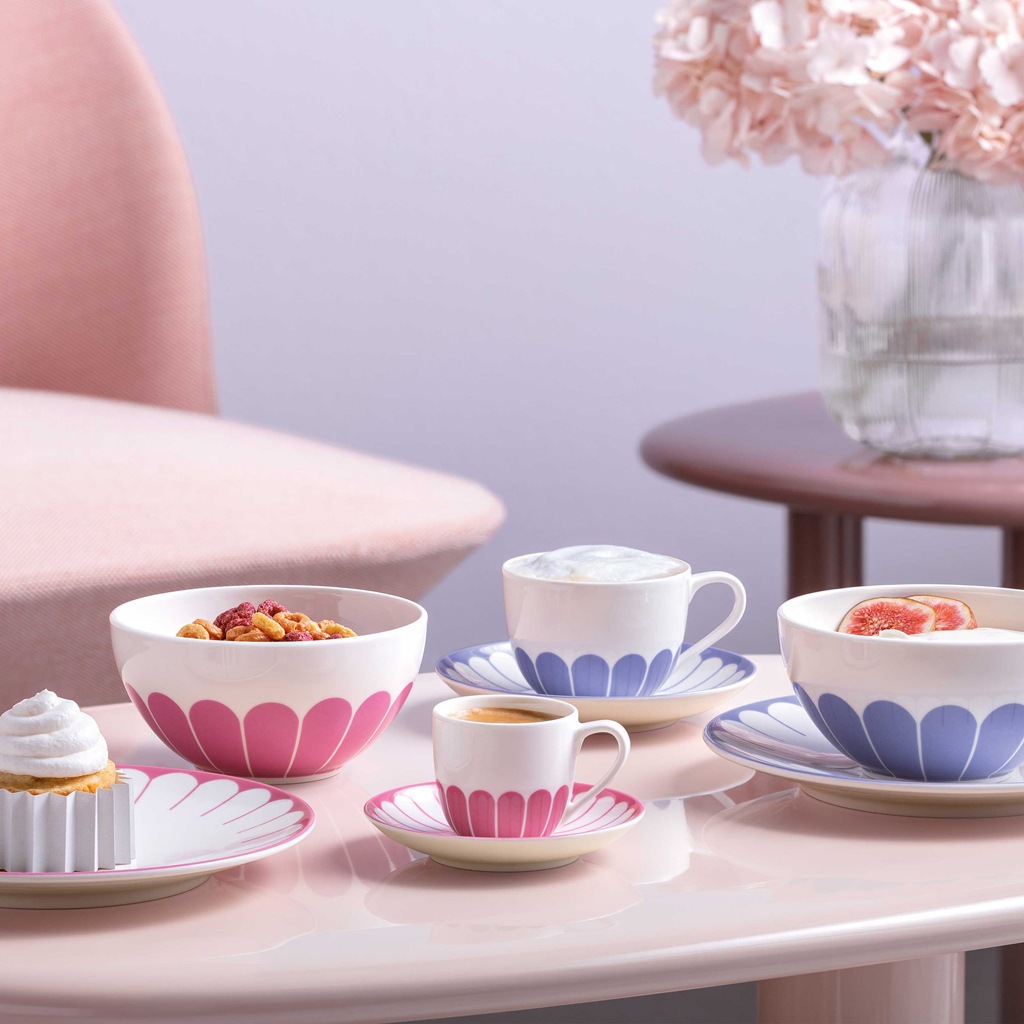 Villeroy & Boch Tasse »Kaffeetasse mit Untertasse Fleur Couleur 160 ml«