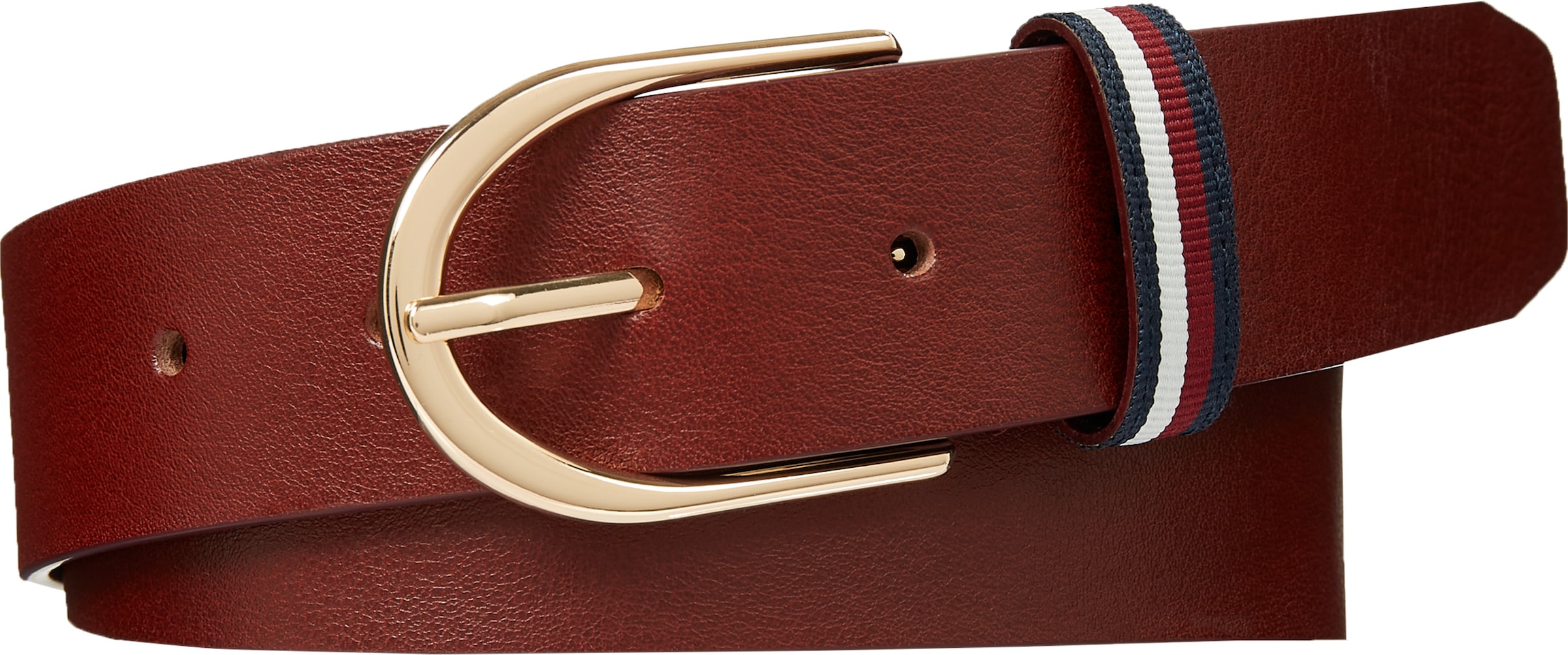 Tommy Hilfiger Ledergürtel »TH CORP CASUAL 3.5«, mit Logoprägung