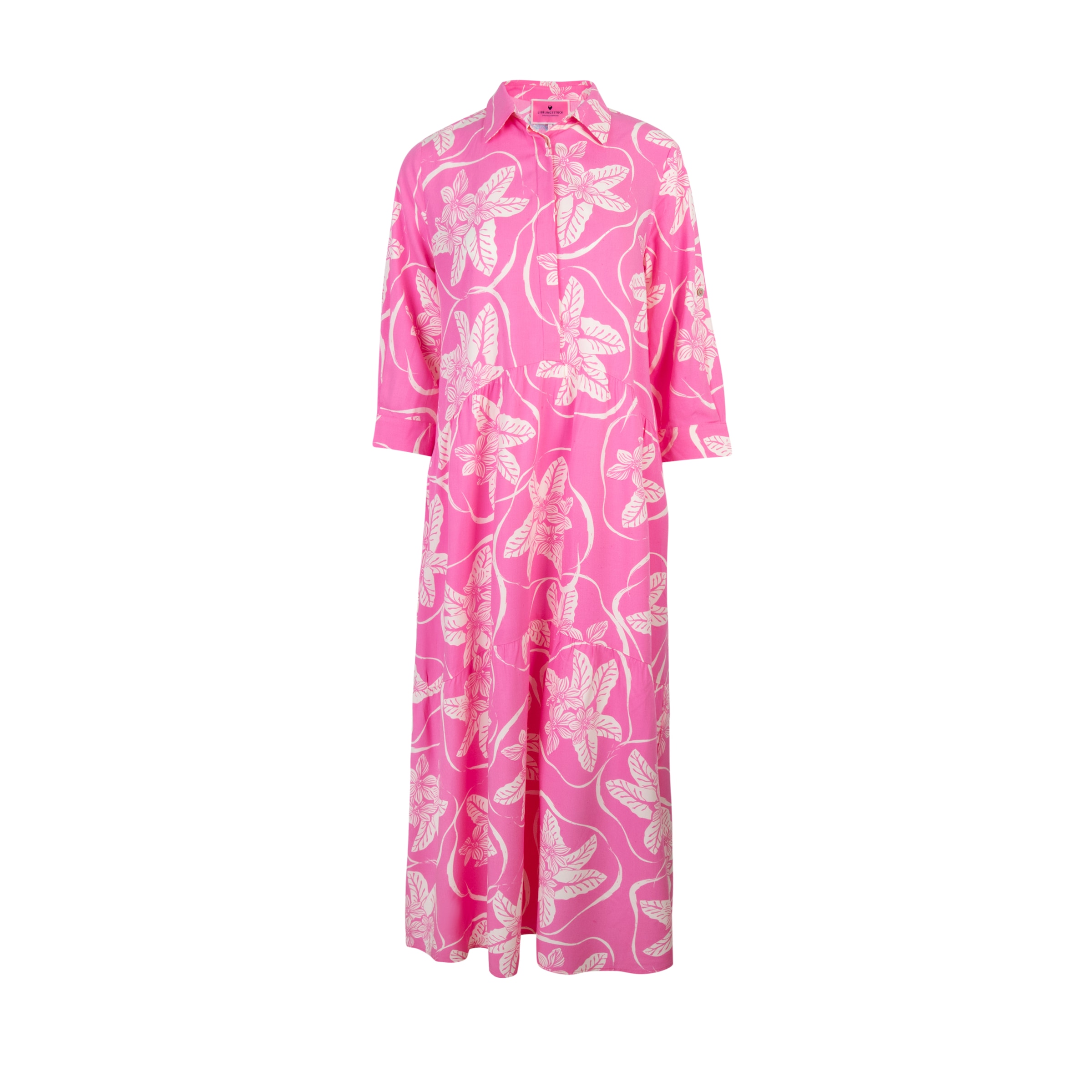 Lieblingsstück Hemdblusenkleid »RorabethL«, mit Tropicalprint