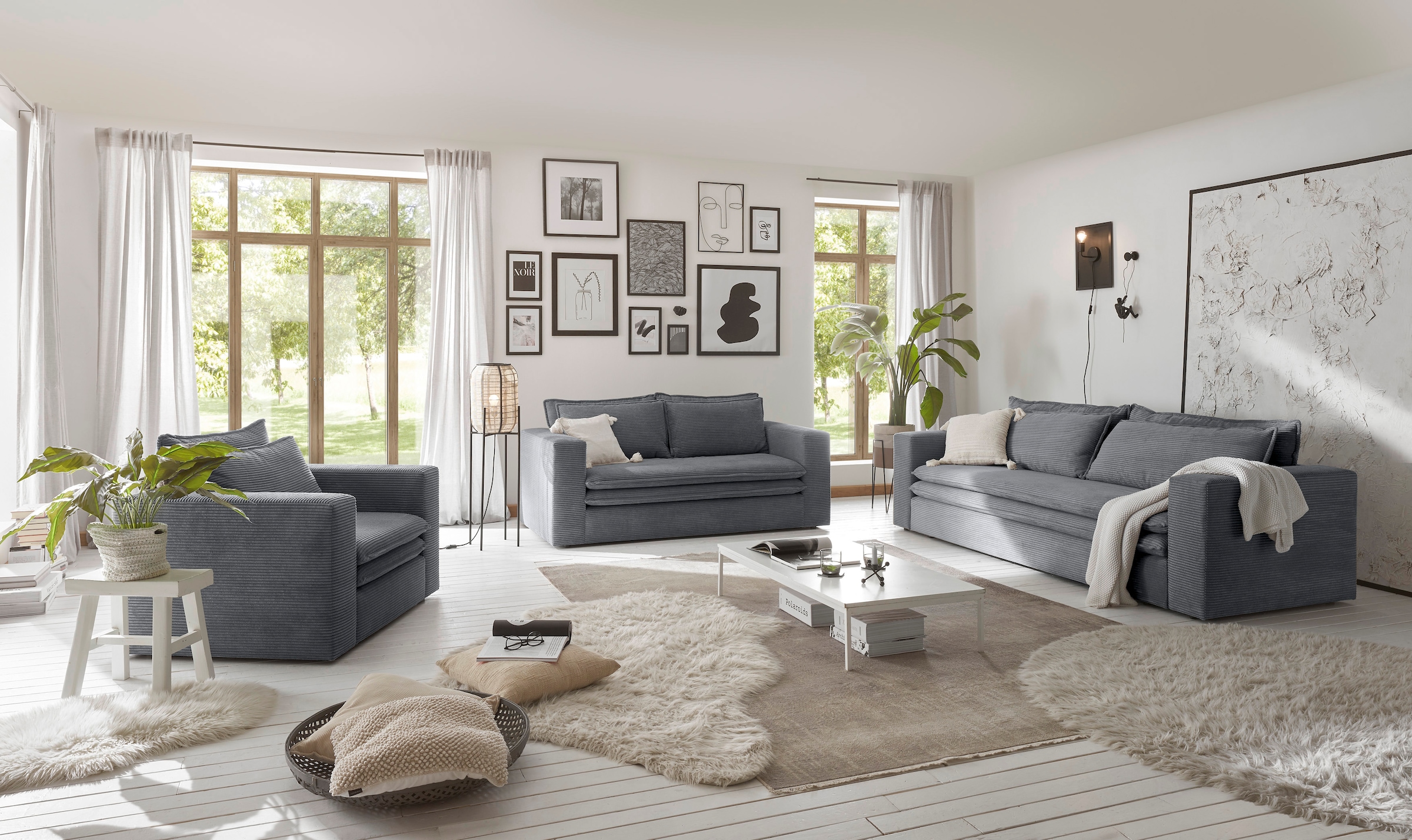 trendiger Hochwertiger Cord, of Loveseat Places bei »PIAGGE«, Loveseat Style OTTO