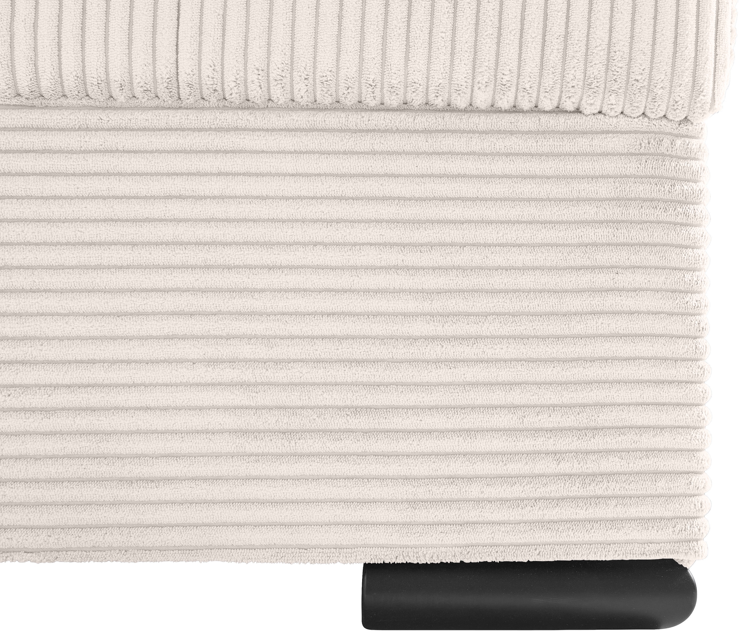 COLLECTION AB Wohnlandschaft »Josy, U-Form, Schlafsofa mit Bettkasten«, (Cord-/Mix), flexible Recamiere, Breite: 269cm, inklusive Rückenkissen, Cord