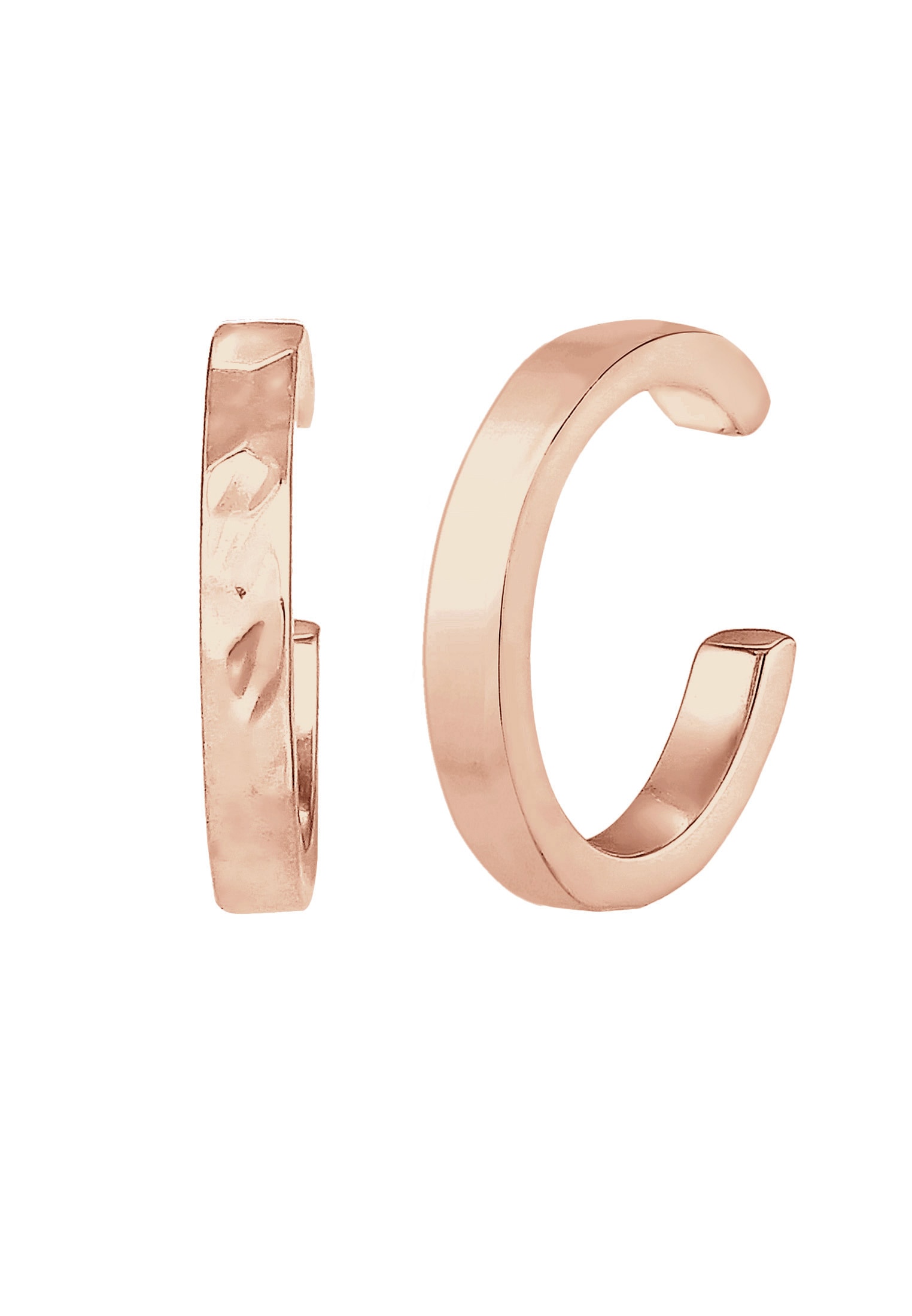 Elli Paar Ohrklemmen »Ohrringe Earcuff Set Organic Look 925 Silber«