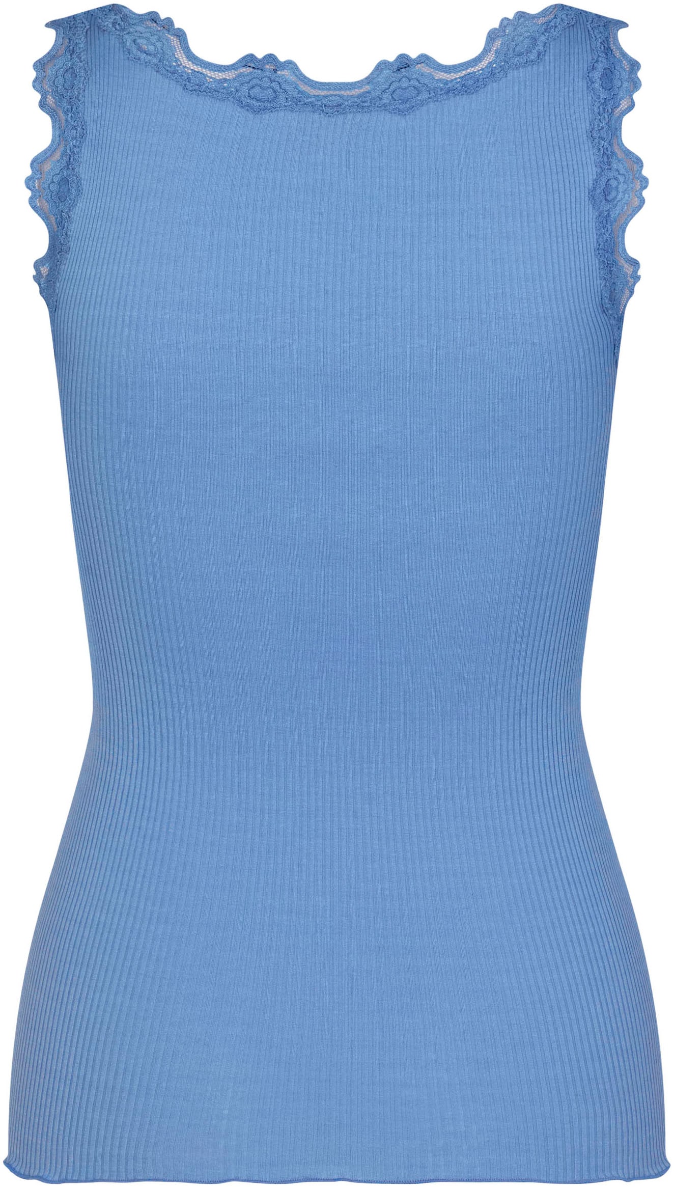 rosemunde Tanktop »Babette Silk Top« Vintage-Spitzenbesatz, breite Träger, feminin, bequem, Seidenmix