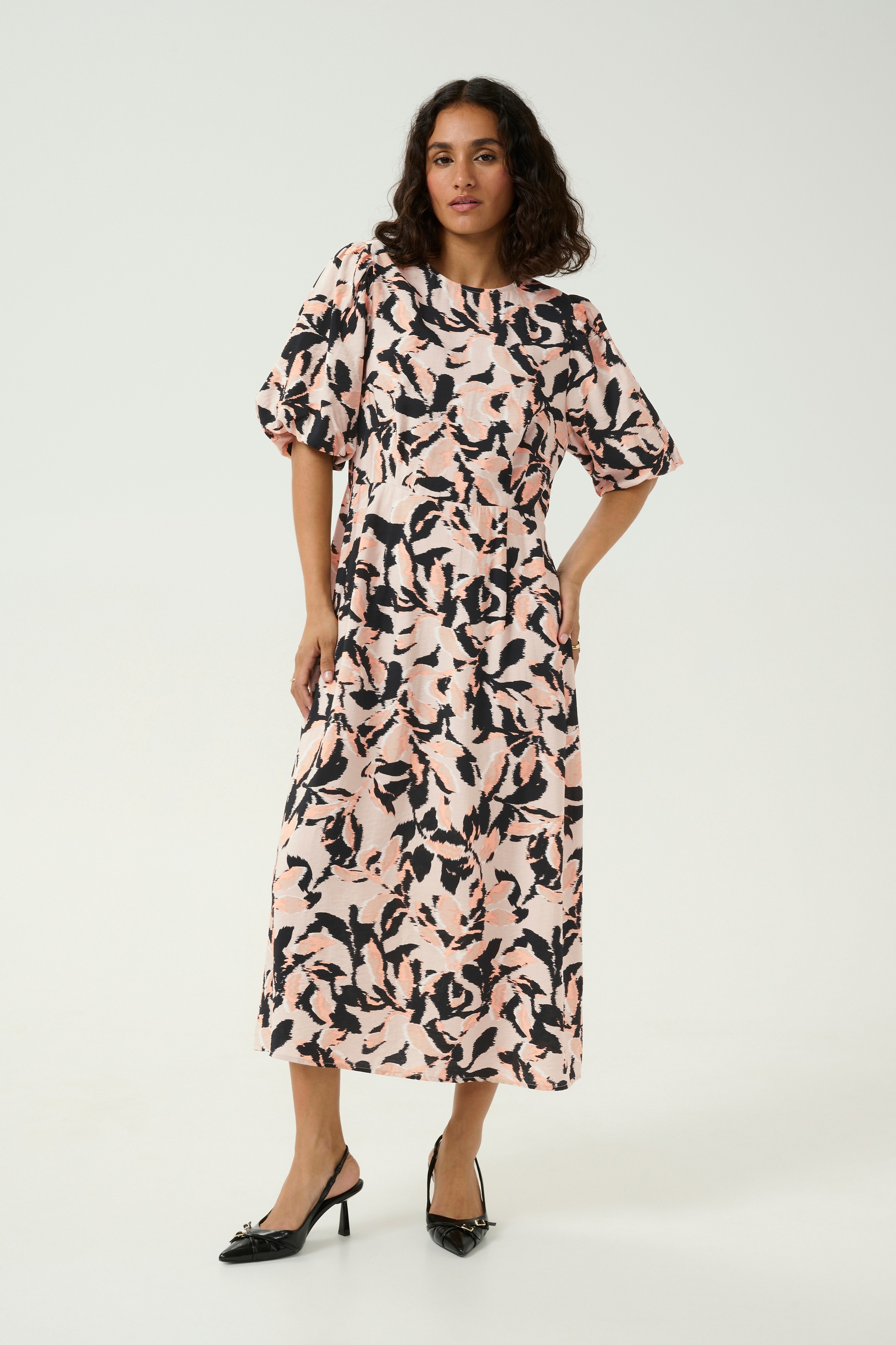 KAFFE Midikleid »Kleid KApaco«