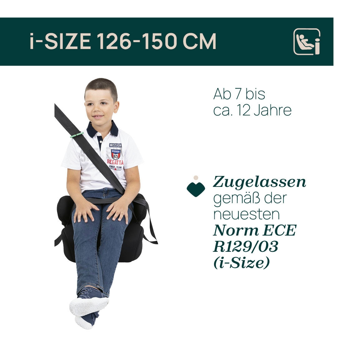 Chicco Kindersitzerhöhung »QUASAR I-SIZE«, 126-150 cm