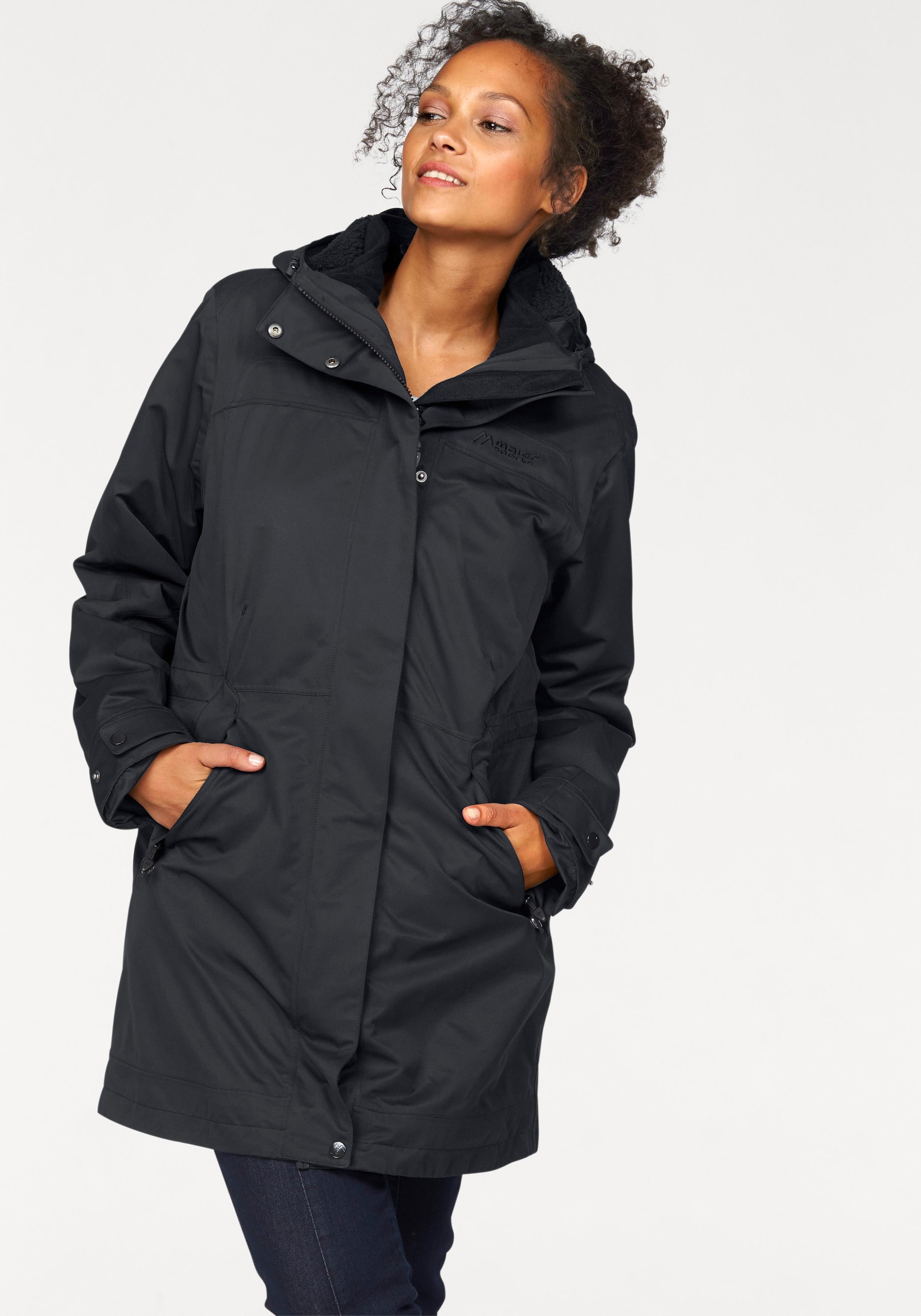 Maier Sports 3-in-1-Funktionsjacke »Doppelmantel im mit 58 Damen«, OTTO Größe Shop Kapuze, bis bestellen erhältlich Online