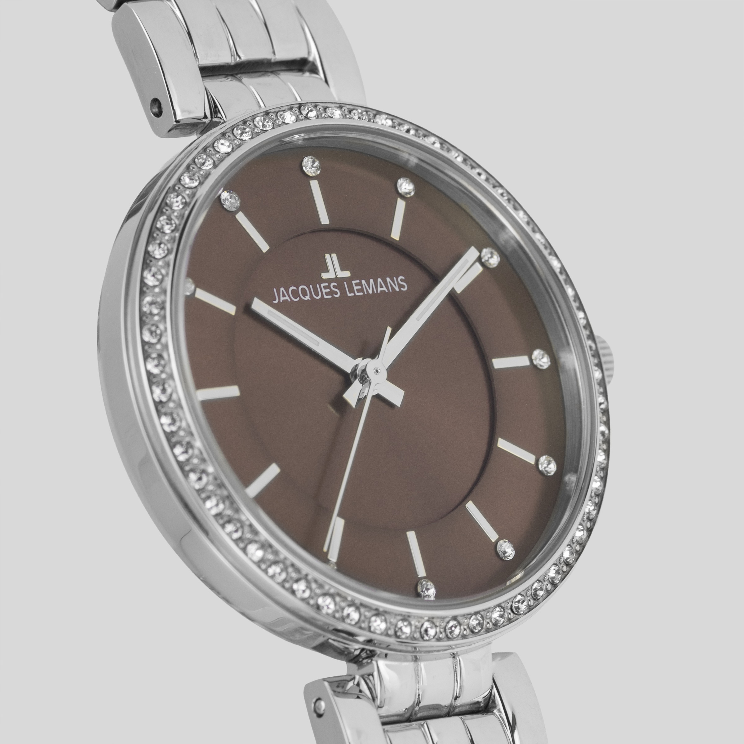 Jacques Lemans Quarzuhr »Milano« Armbanduhr, Damenuhr, Edelstahlarmband, analog
