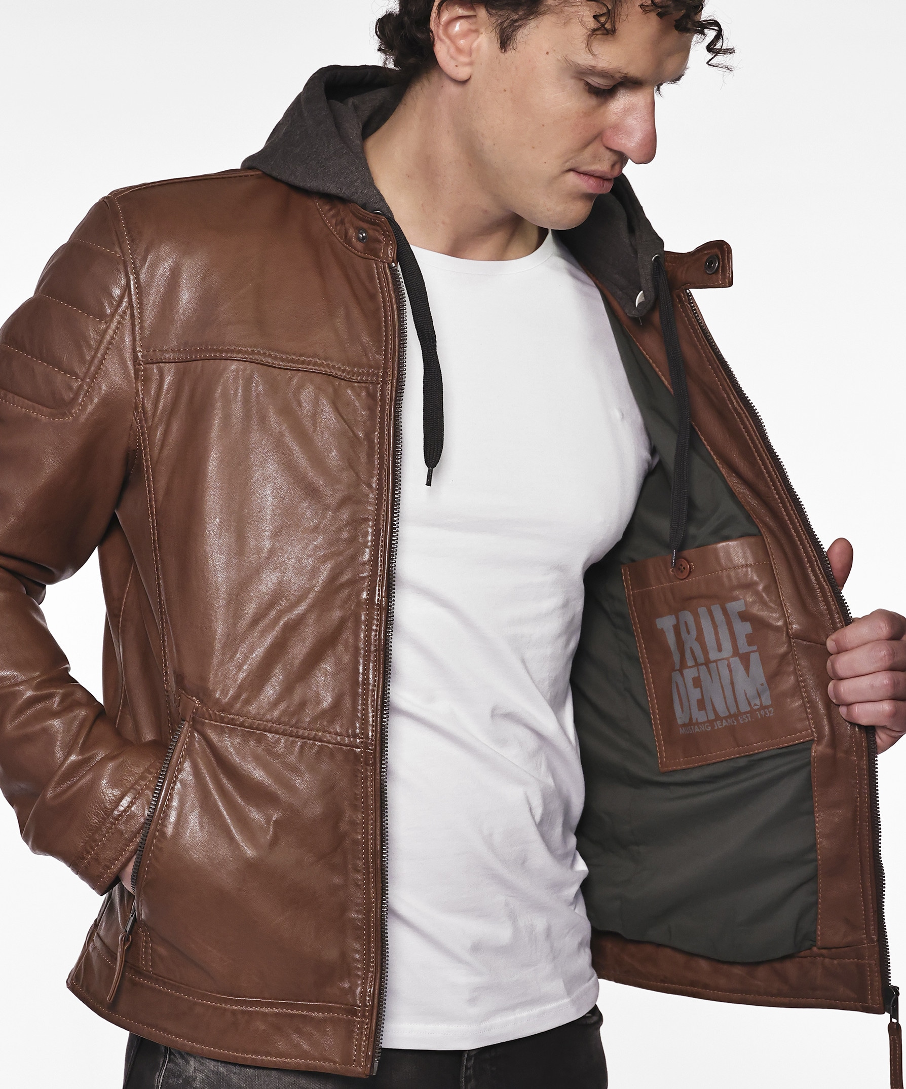 MUSTANG Lederjacke »Lederjacke 31020187«