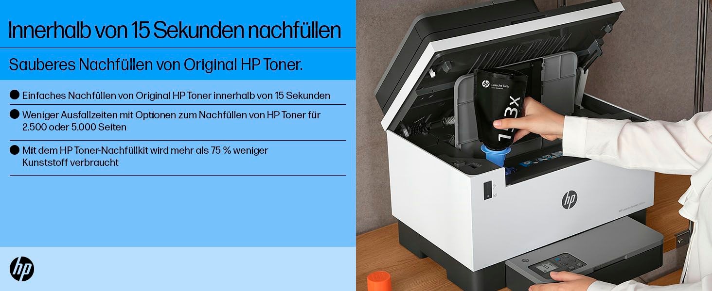 HP Laserdrucker »LaserJet Tank MFP 2604SDW Printer«