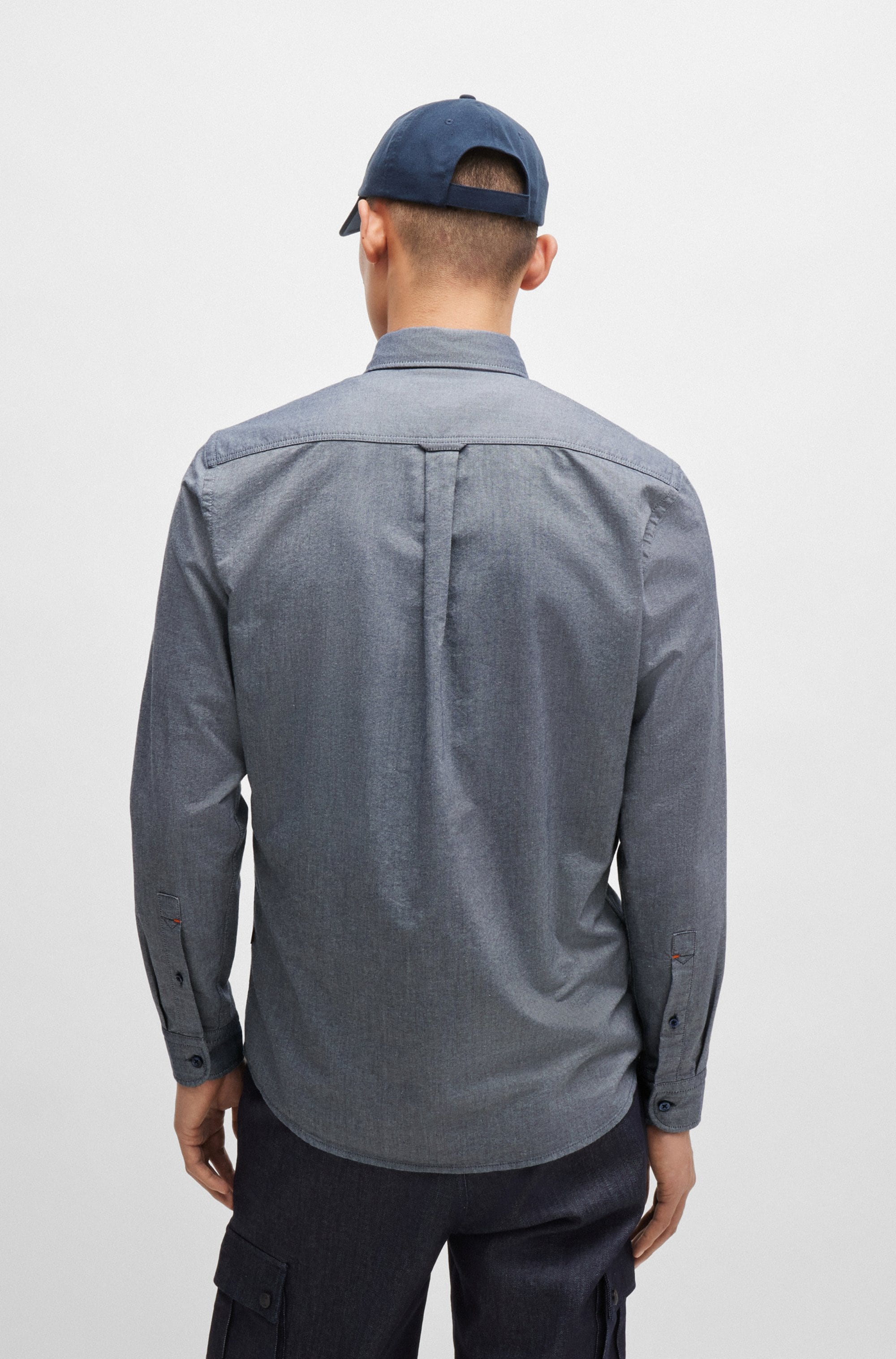 BOSS ORANGE Businesshemd »Rickert_M«, mit Button-down-Kragen