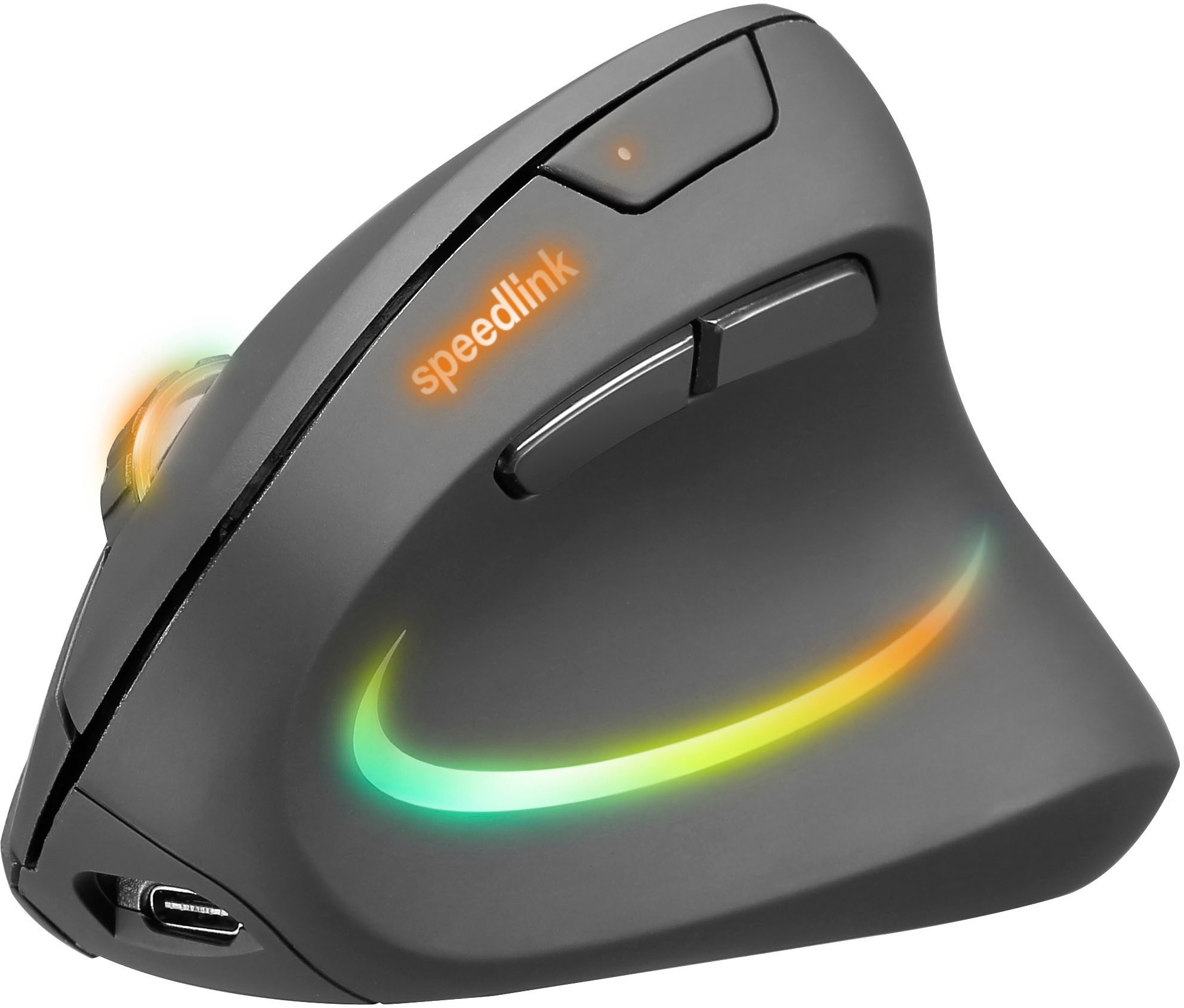 ergonomische Maus »PIAVO PRO Illuminated Rechargeable Vertical«, kabellos