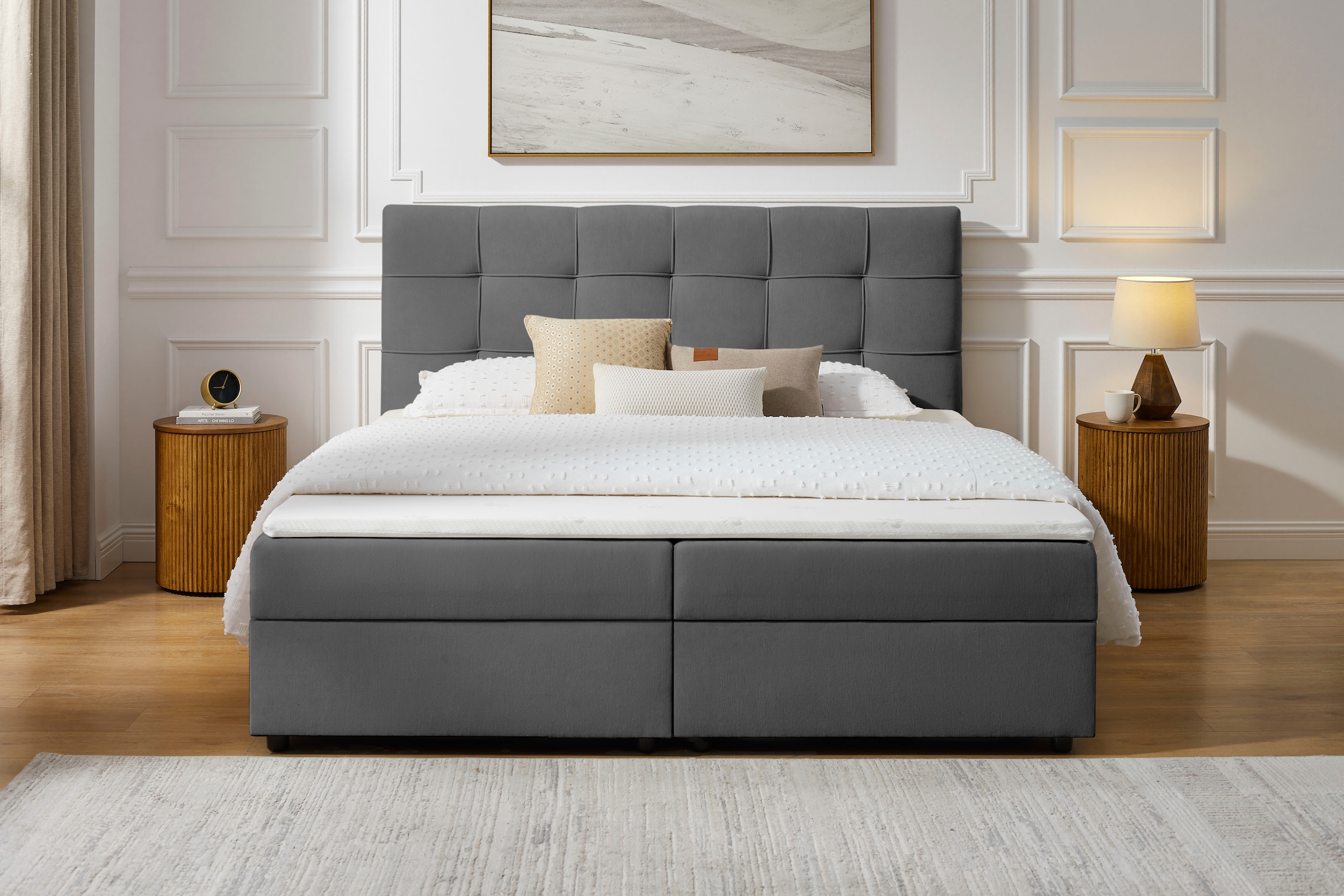 OTTO home Boxbett »Tommes inkl. Bettkasten und Topper, Liegefläche 180x200cm« erhältlich in der Größe 180x200 cm